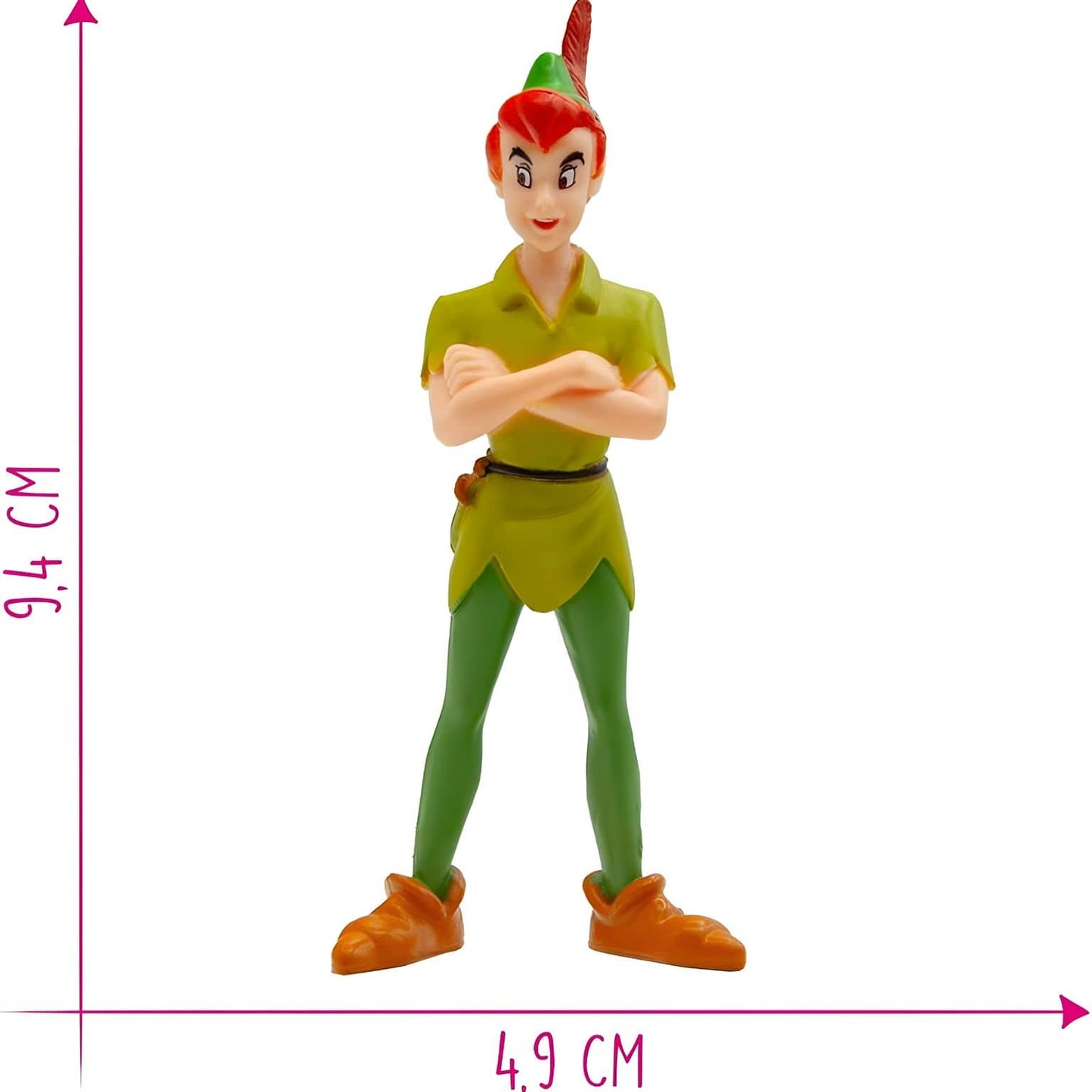 Figura Disney Peter Pan para coleção e brincadeiras imaginativas