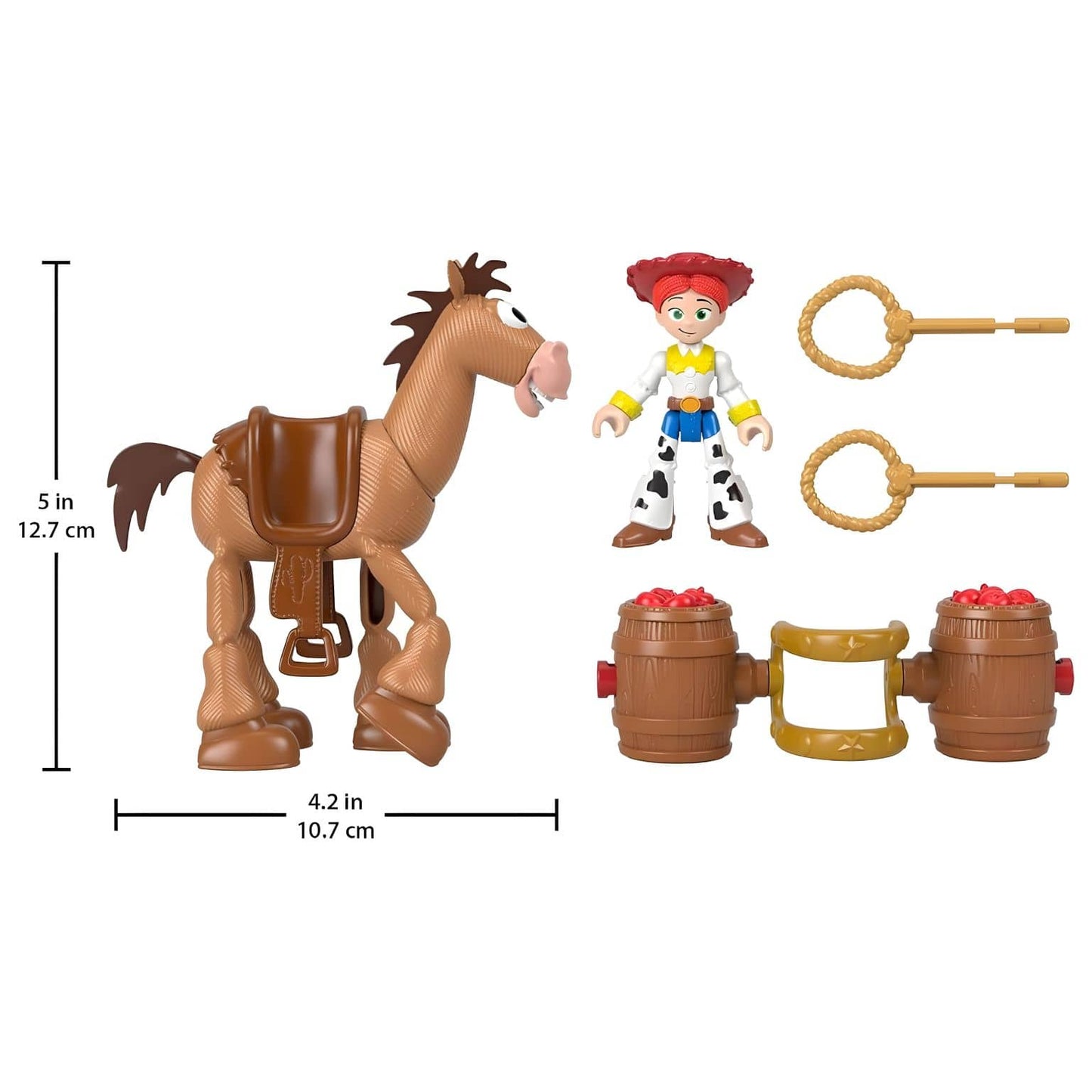 Imaginext Toy Story - Jessie e Bullseye em apresentação comercial