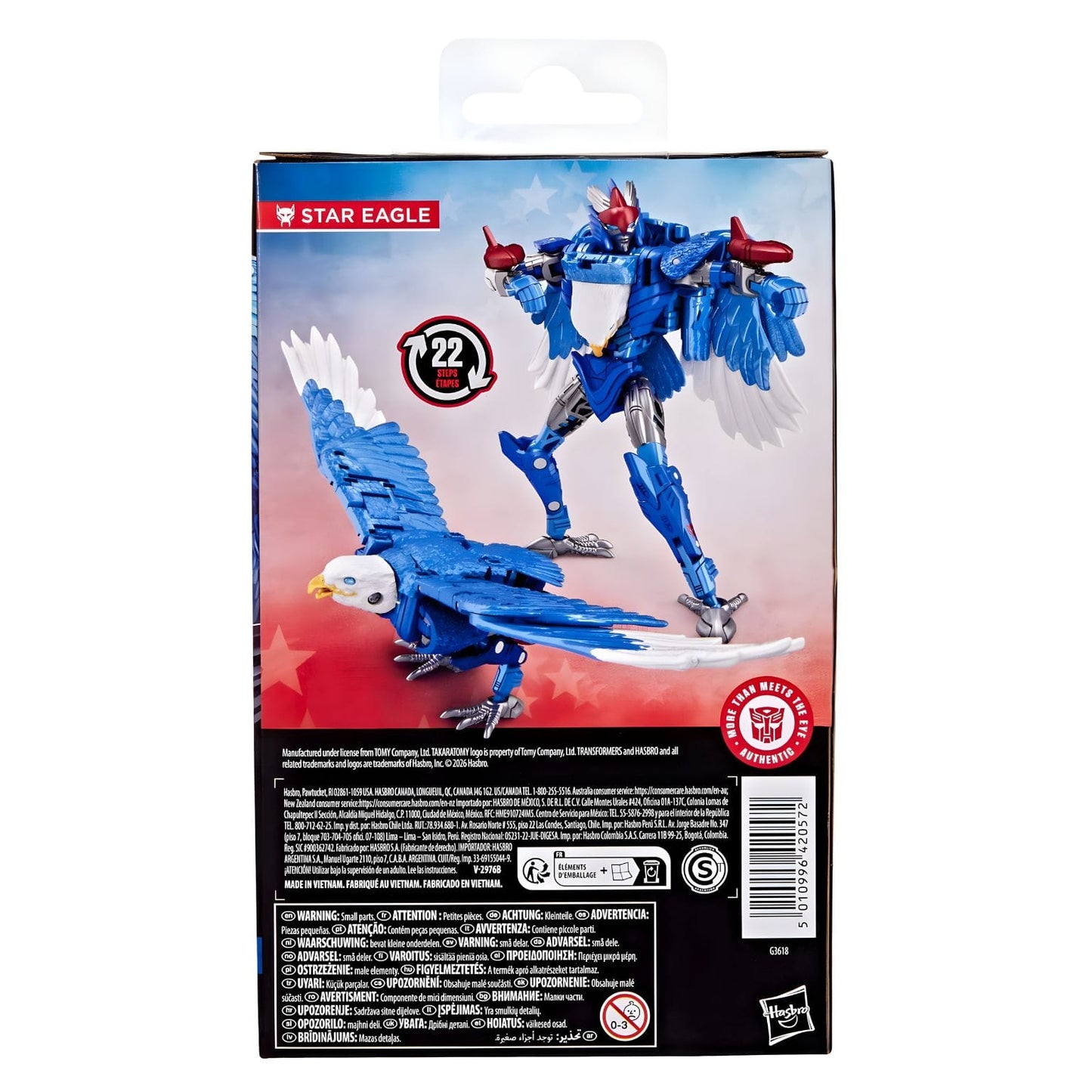 Transformers Deluxe Class Star Eagle figura convertível