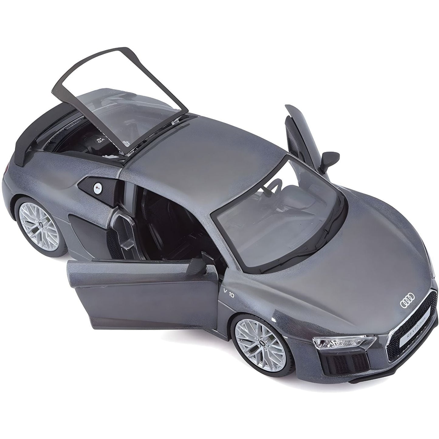 Apresentamos Audi R8 V10 Plus Cinzento com o SKU 683151325 recomendado para + 3 anos