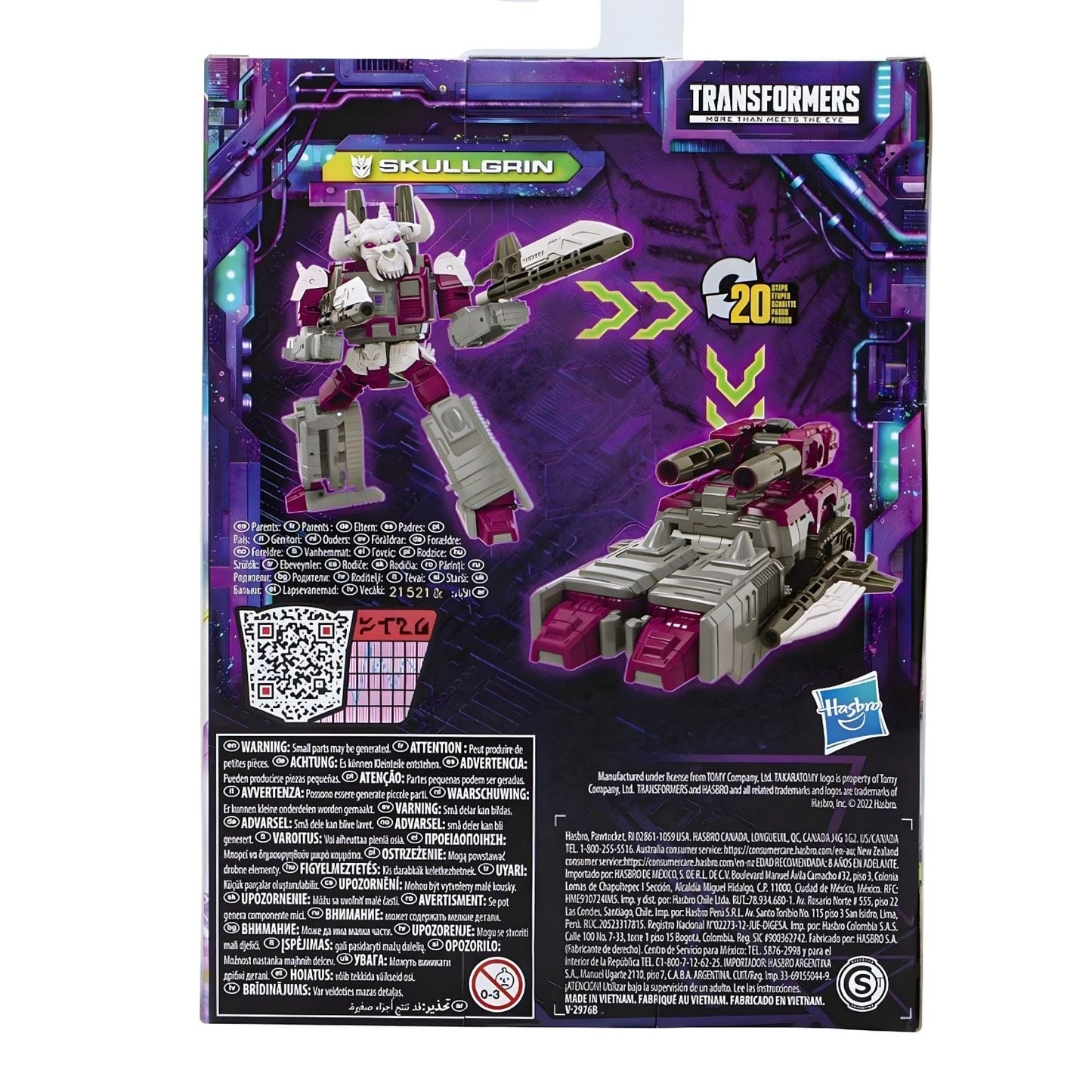 Apresentamos Transformers Legacy Skullgrin com o SKU 862039922 recomendado para + 8 anos