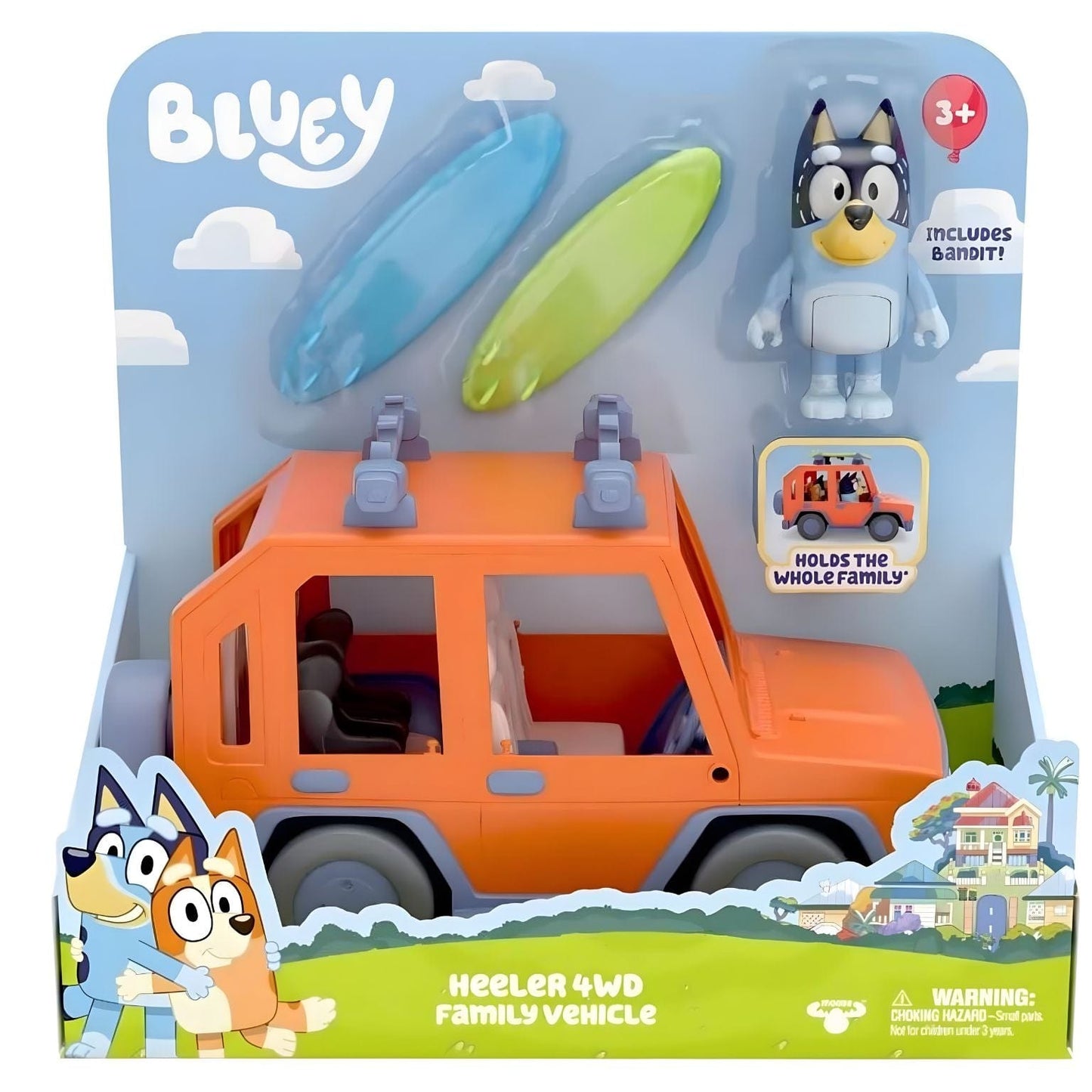Apresentamos Bluey Jipe 4 x 4 com o SKU 231301824 recomendado para + 3 anos