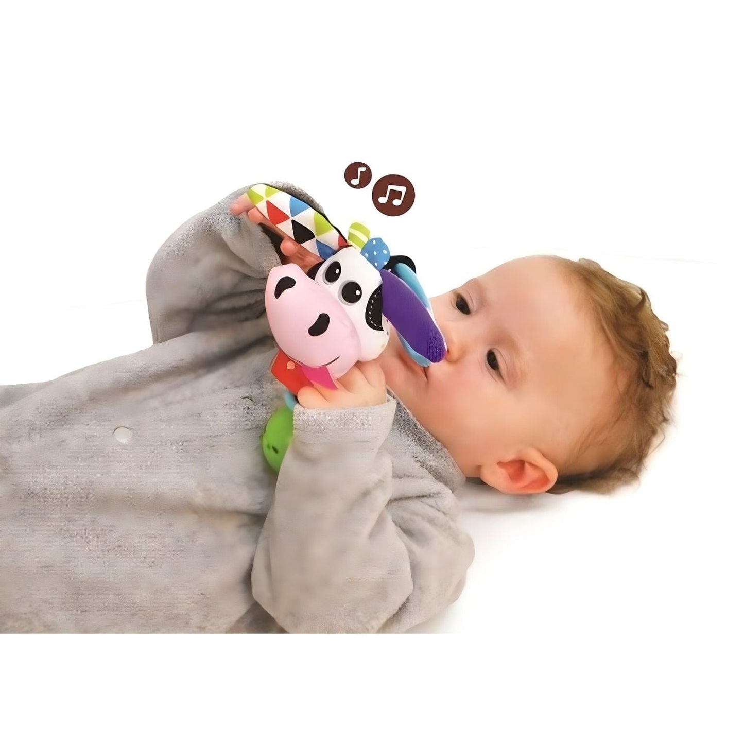 Apresentamos Chocalho Vaca Shake Me com o SKU 124013225 recomendado para + 3 meses