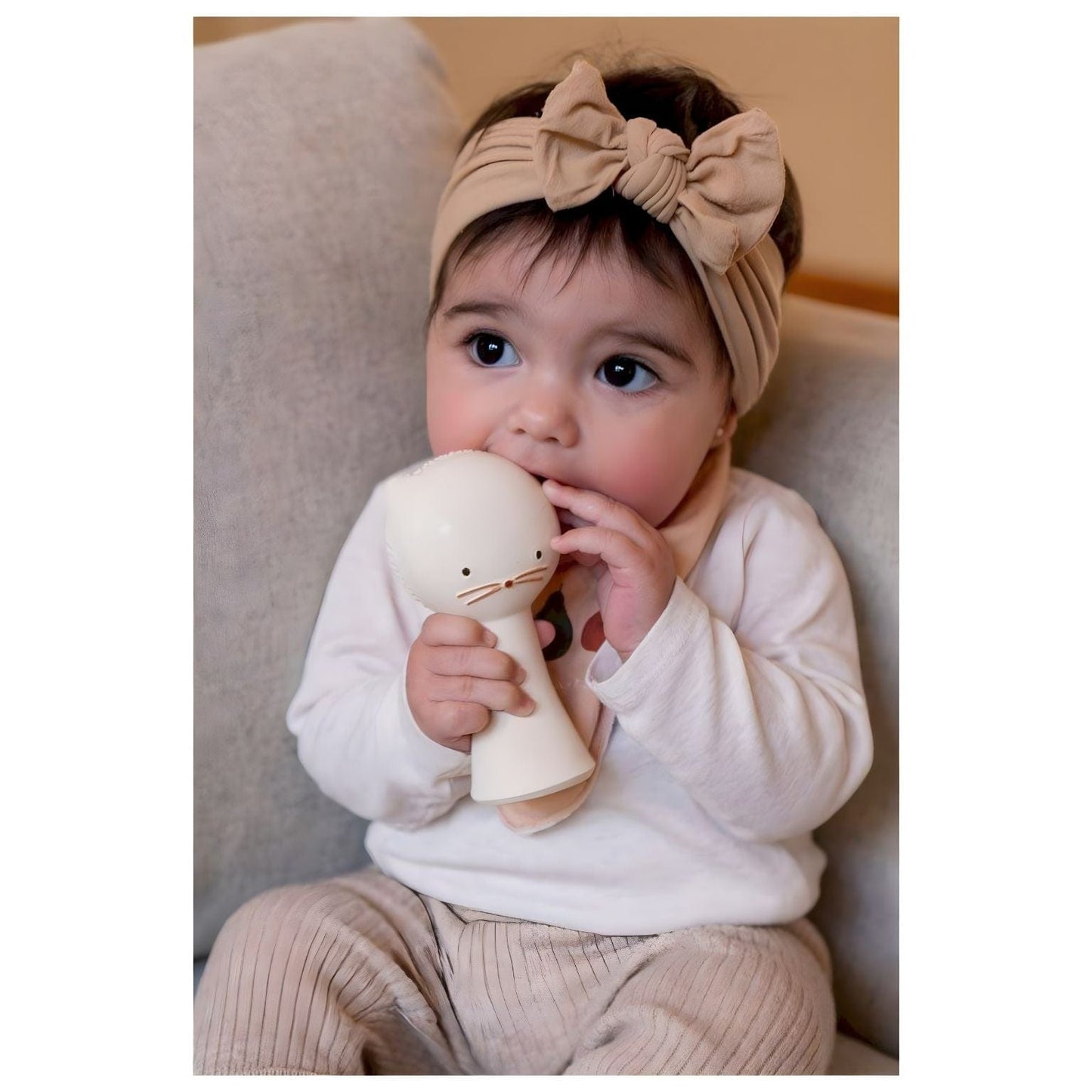 Apresentamos Mordedor de borracha Gato Misi com o SKU 129074524 recomendado para + 0 meses