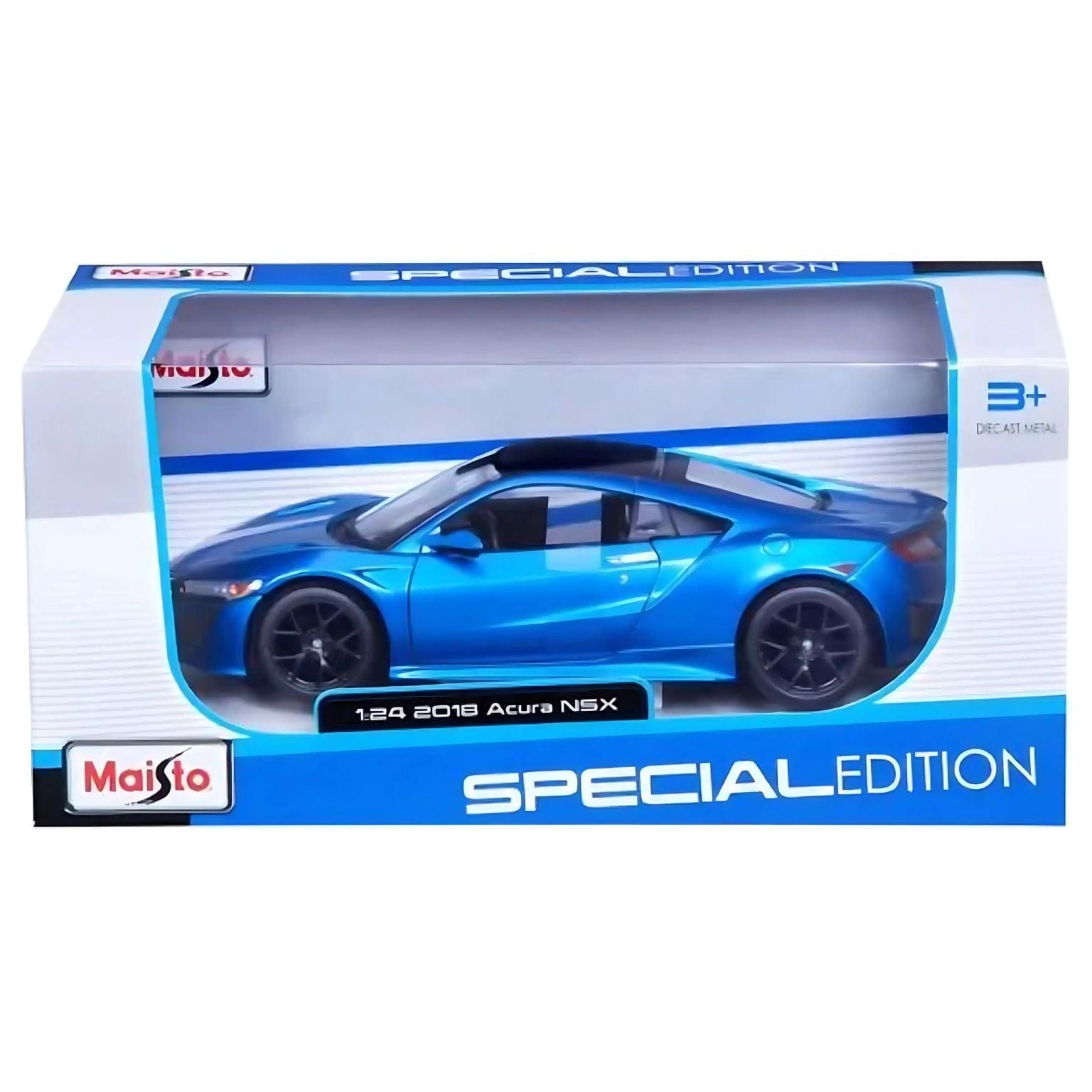 Apresentamos Acura NSX Azul 2018 com o SKU 681691924 recomendado para + 3 anos