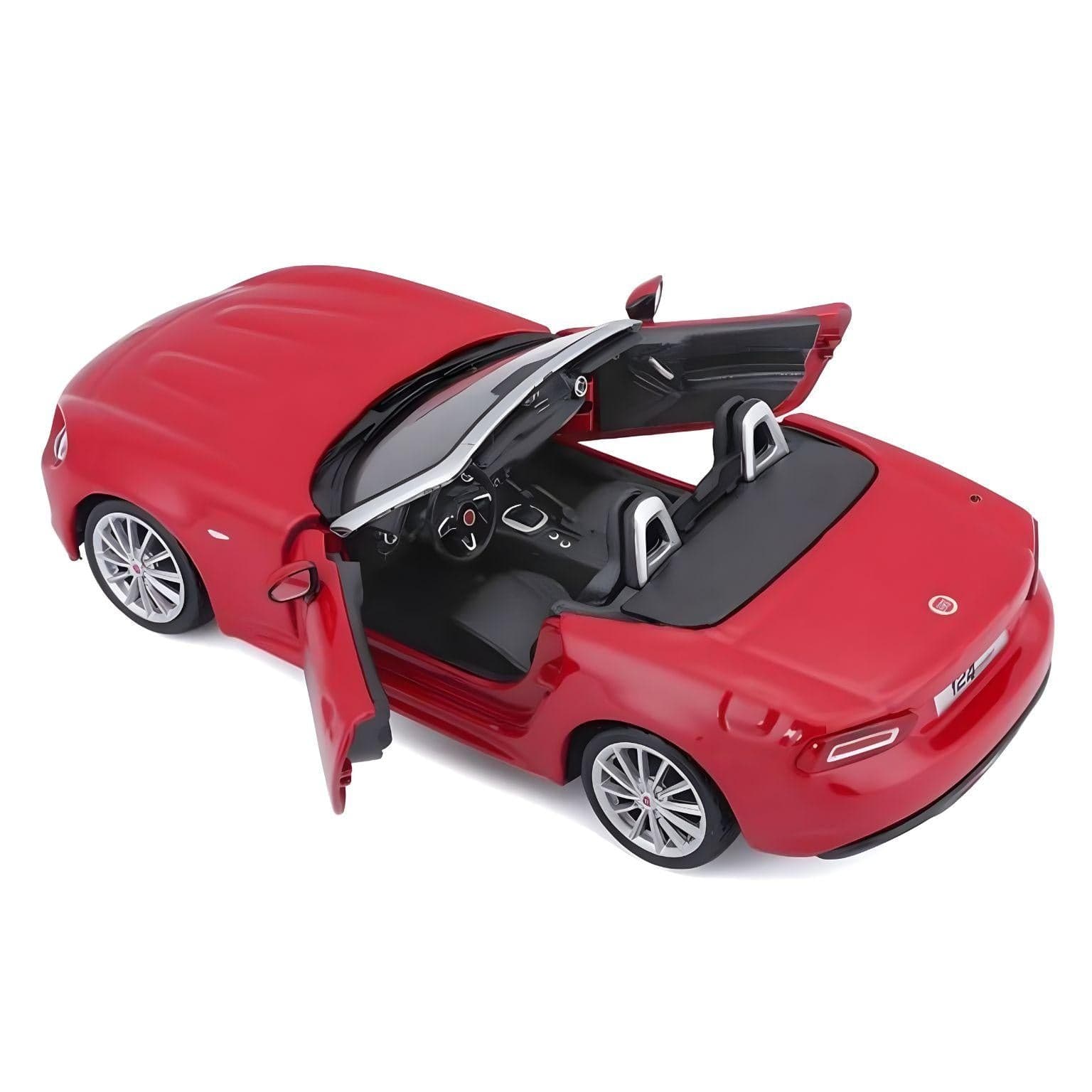 Apresentamos Fiat 124 Spider Vermelho 1/24 com o SKU 132108325 recomendado para + 3 anos