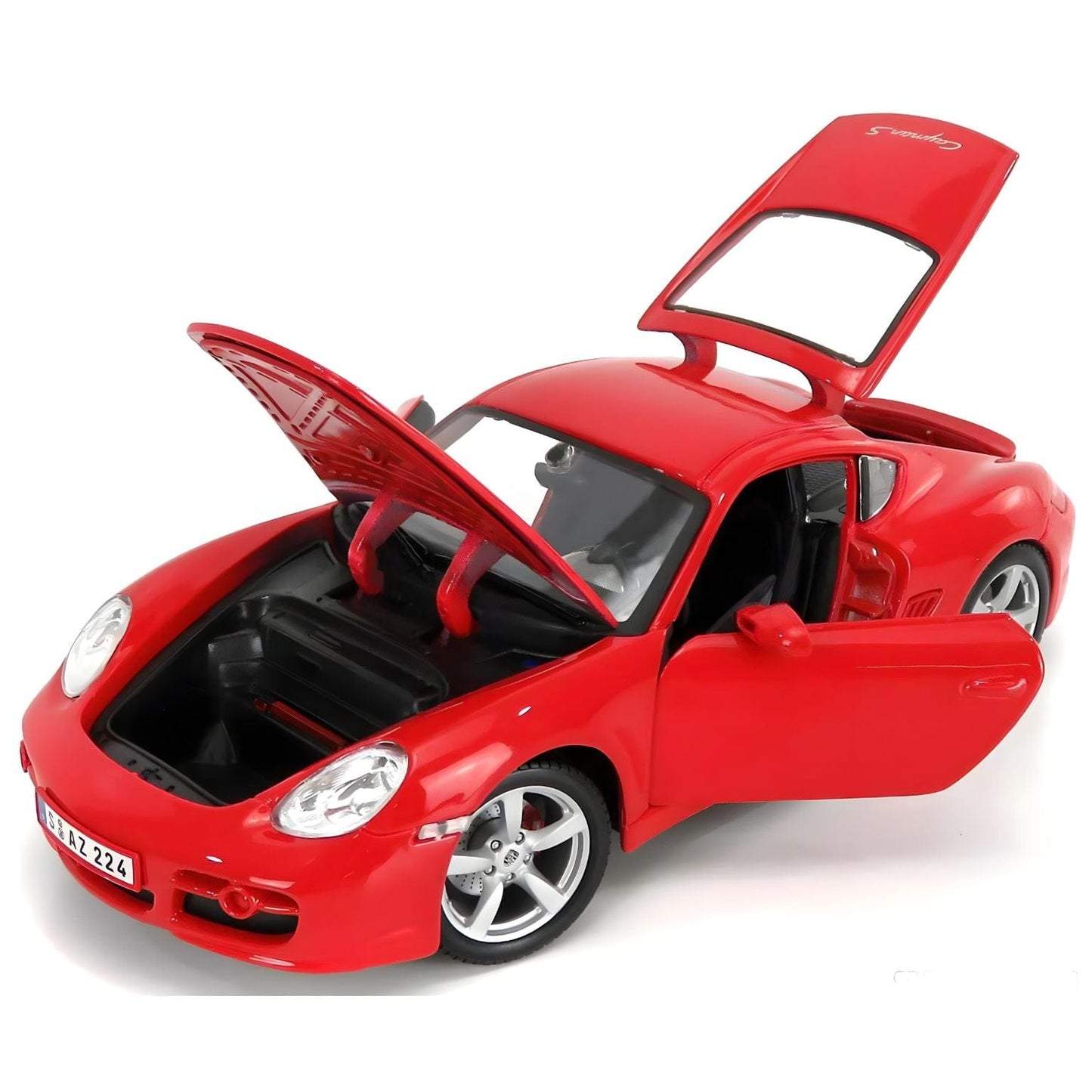 Apresentamos Porsche Cayman S Vermelho com o SKU 683112224 recomendado para + 3 anos