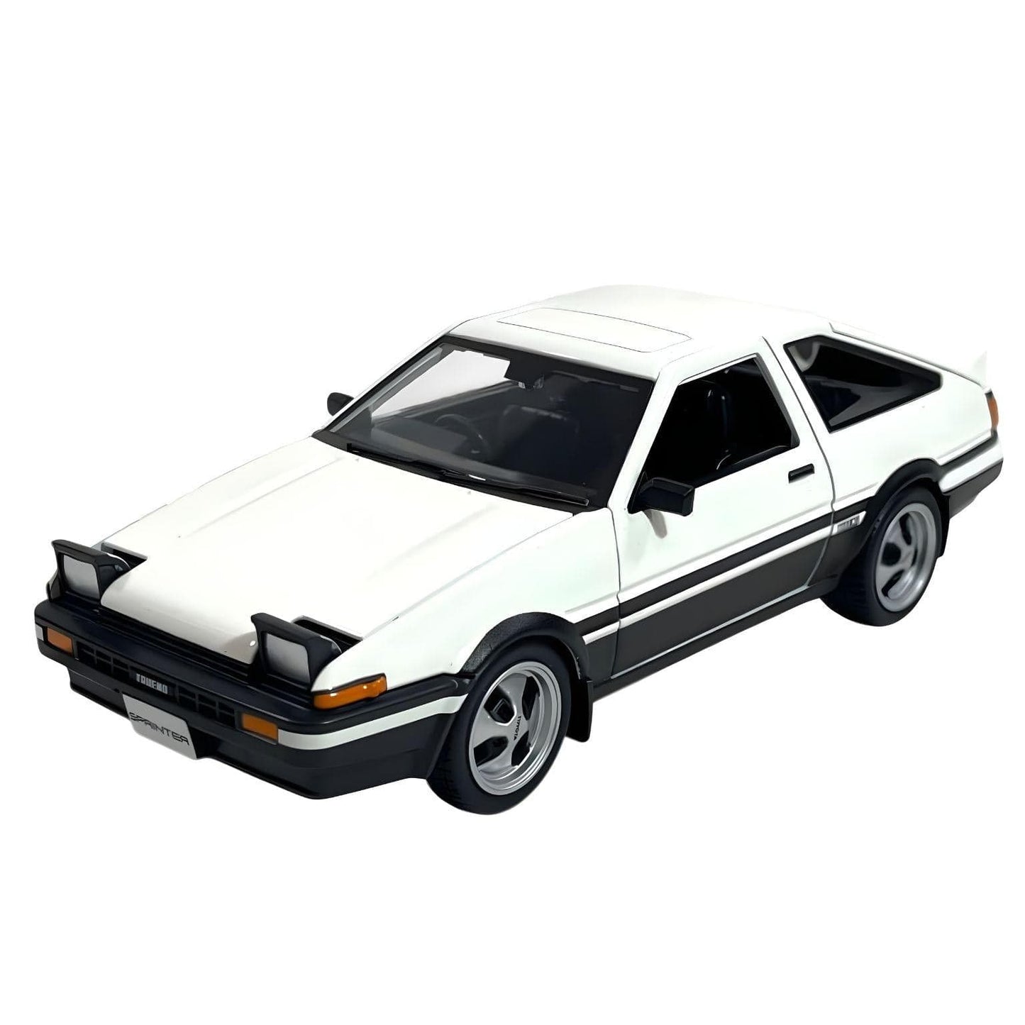 Apresentamos Toyota Sprinter Trueno AE86 1/24 com o SKU 133291625 recomendado para + 3 anos