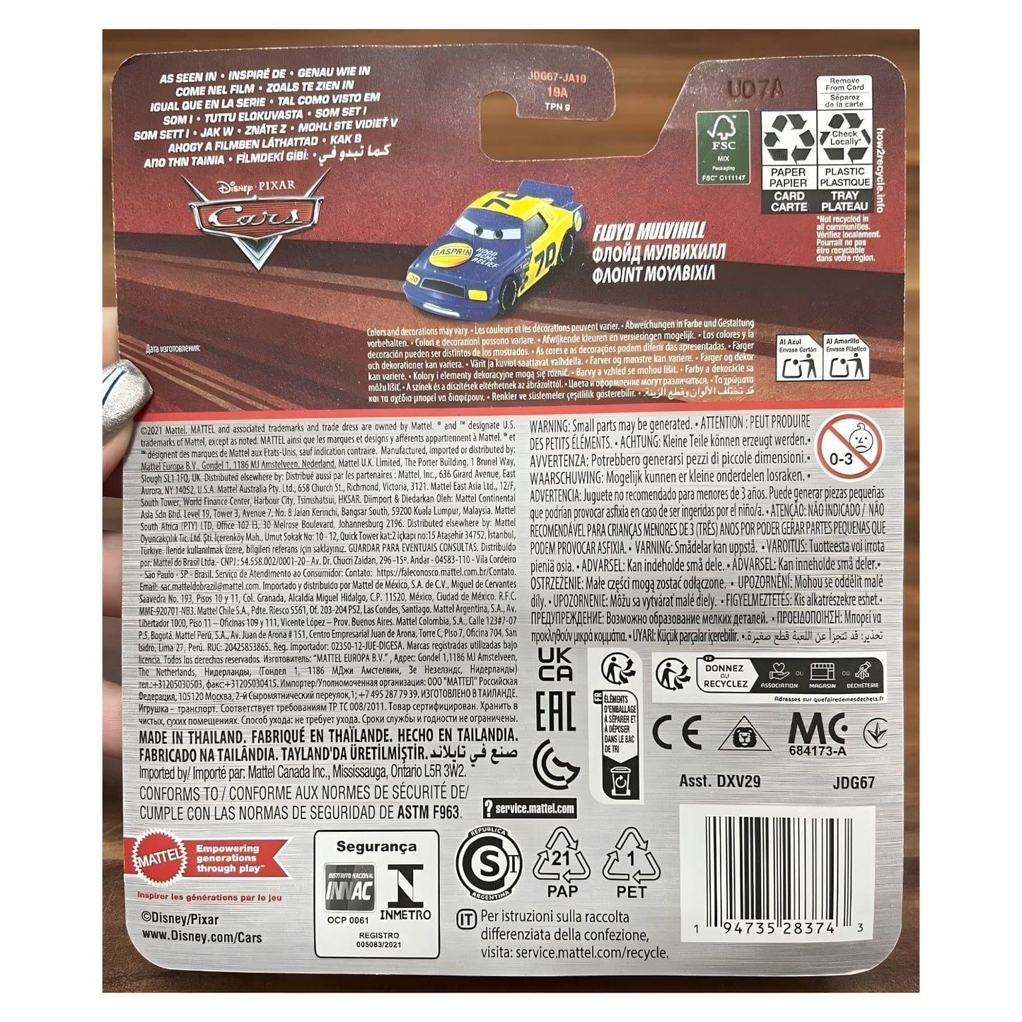 Apresentamos Cars Disney - Floyd Mulvihill com o SKU 552837425 recomendado para + 3 anos