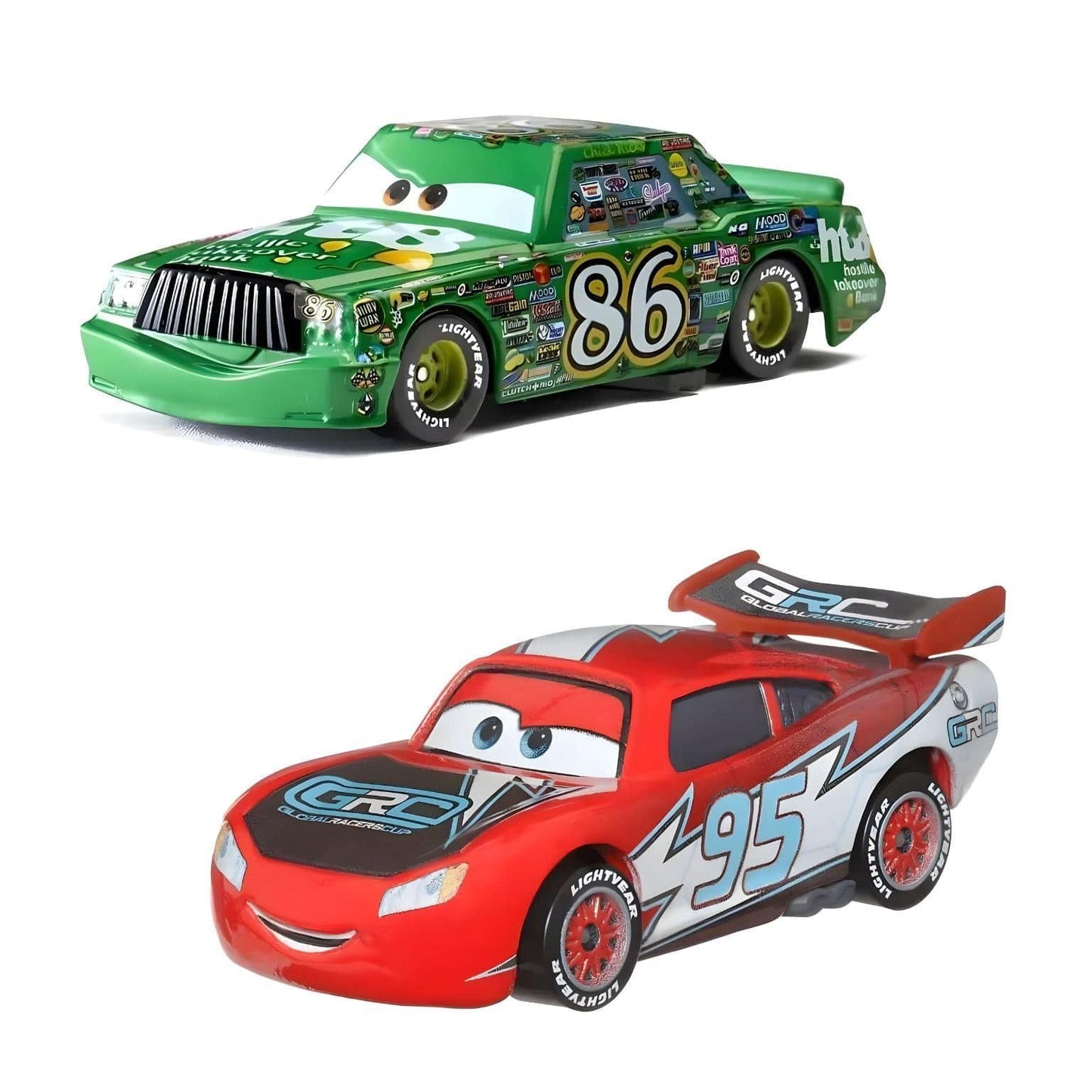 Apresentamos Cars Disney - Lightning Mcqueen e Chick Hicks com o SKU 772845325 recomendado para + 3 anos