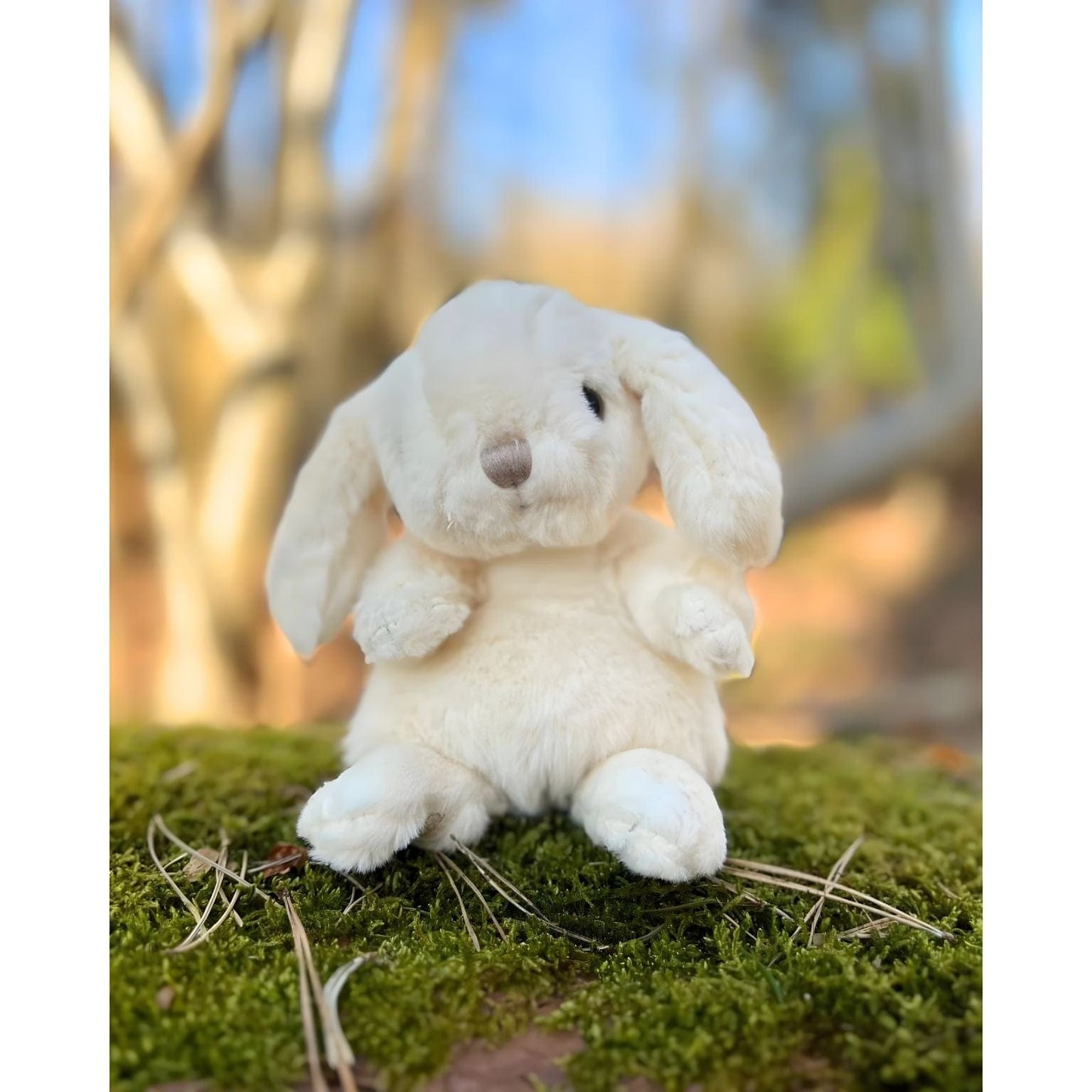 Apresentamos Coelho de Peluche branco 15 cm com o SKU 527920525 recomendado para + 6 meses