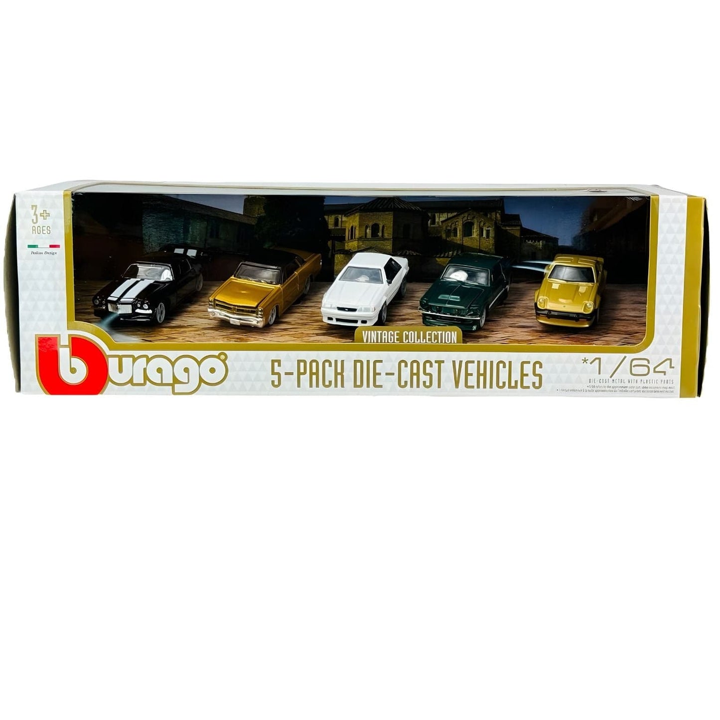 Apresentamos Colecção Vintage Bburago 1/64 com o SKU 681033225 recomendado para + 3 anos