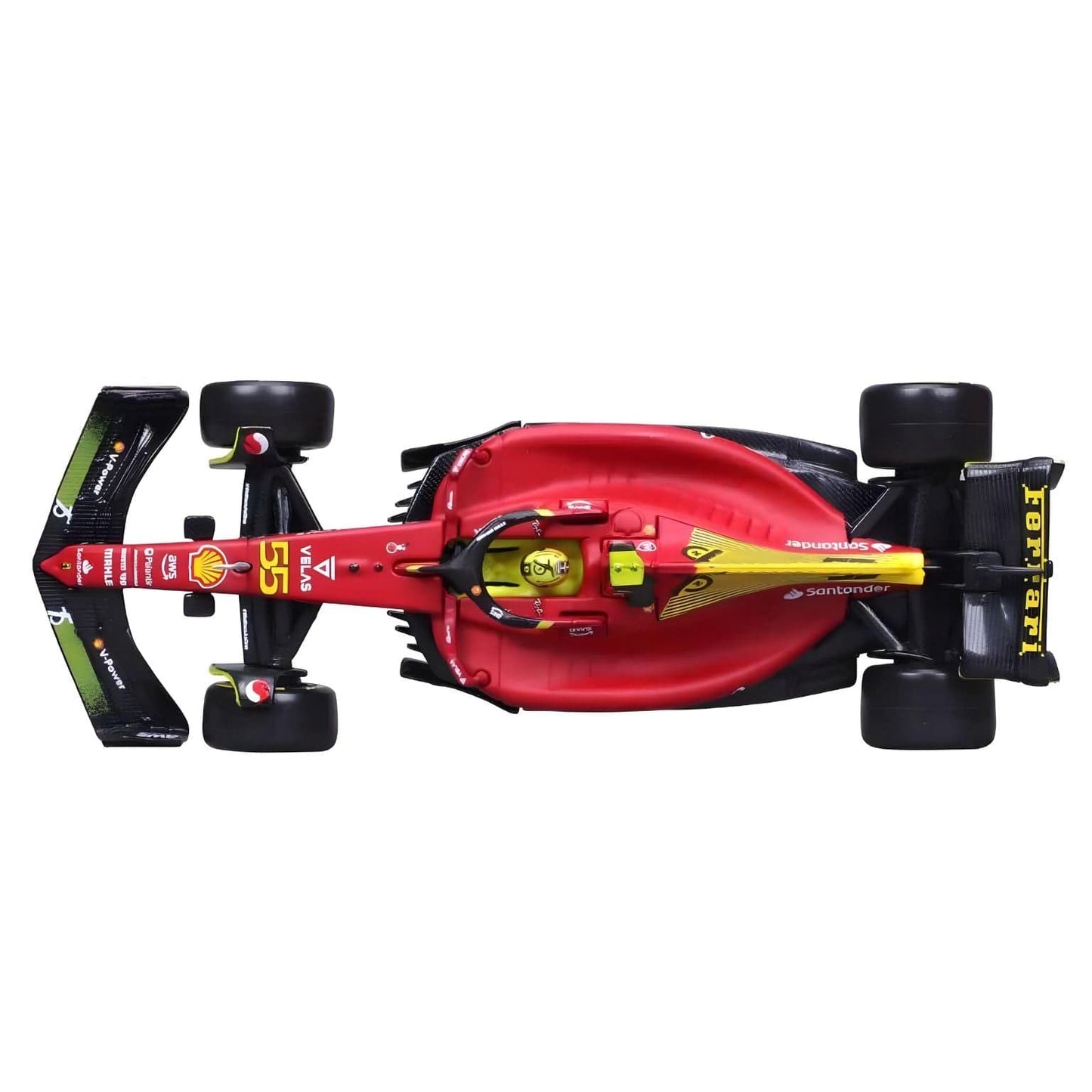 Apresentamos Ferrari F1-75 Carlos Sainz Jr. 2022 com o SKU 683683124 recomendado para + 3 anos