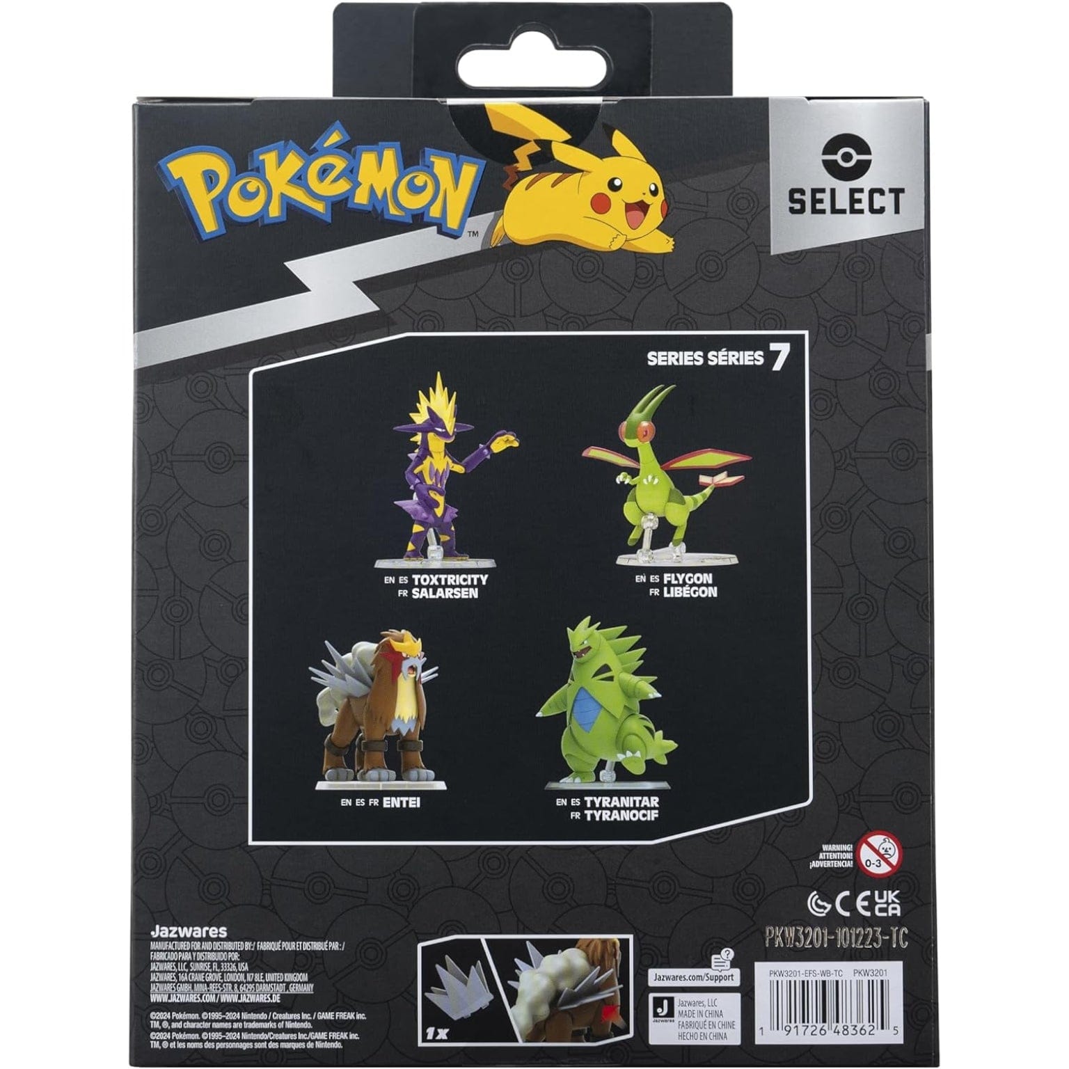 Apresentamos Figura Pokémon Select Entei 15 cm com o SKU 23320124 recomendado para + 8 anos
