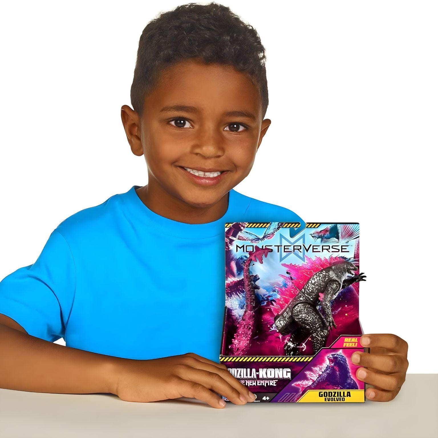Apresentamos Godzilla x Kong - Godzilla Evoluído Real Feel com o SKU 234002325 recomendado para + 4 anos