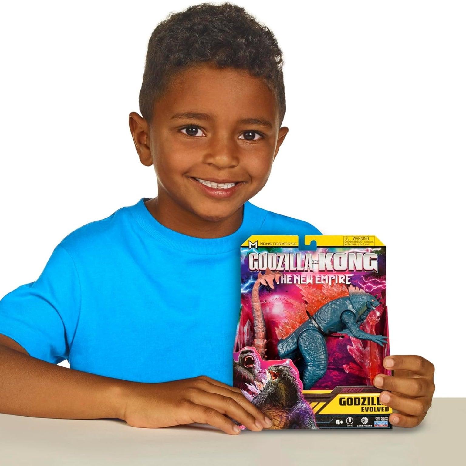 Apresentamos Godzilla x Kong - Godzilla Evoluído com raio de calor com o SKU 233930324 recomendado para + 4 anos