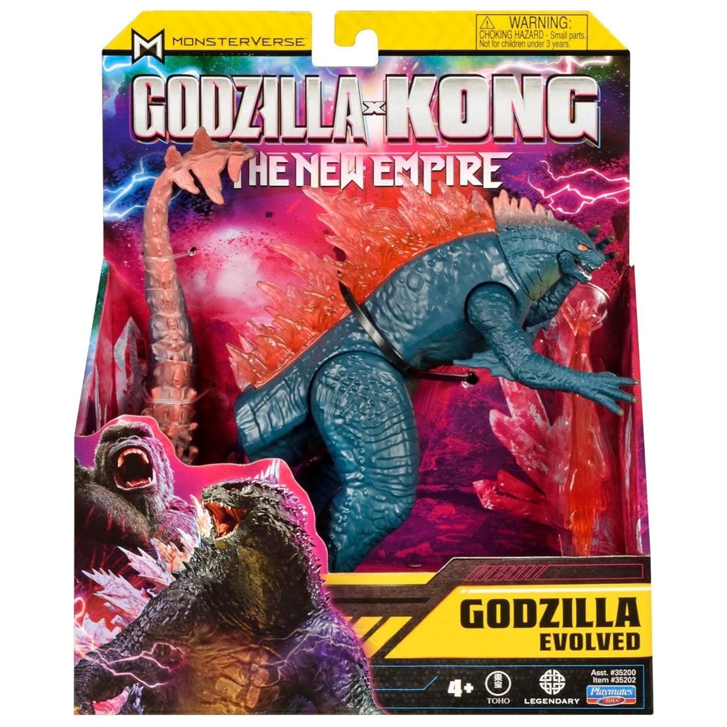 Apresentamos Godzilla x Kong - Godzilla Evoluído com raio de calor com o SKU 233930324 recomendado para + 4 anos