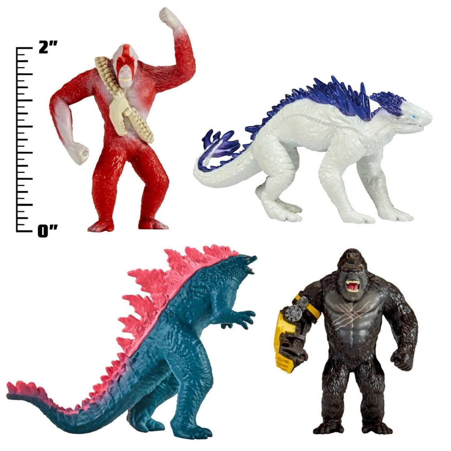 Apresentamos Godzilla x Kong: Minifiguras Surpresa com o SKU 233931724 recomendado para + 4 anos