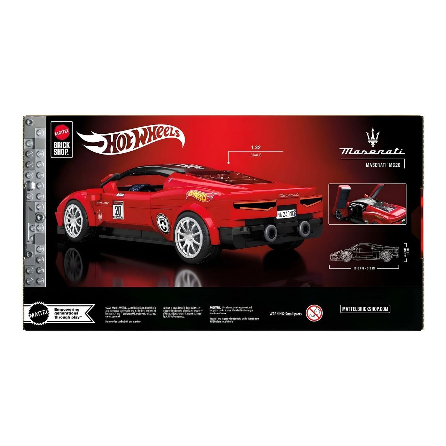 Apresentamos Hot Wheels Speed Series - Maserati MC50 com o SKU 233315425 recomendado para + 3 anos