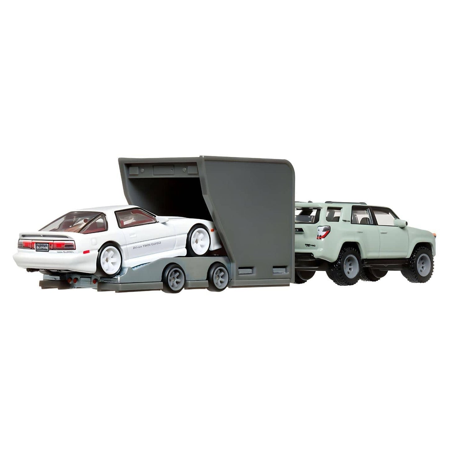 Apresentamos Hot Wheels Team Transport 18 Toyota 4Runner + Toyota Supra 89 com o SKU 771861825 recomendado para + 3 anos