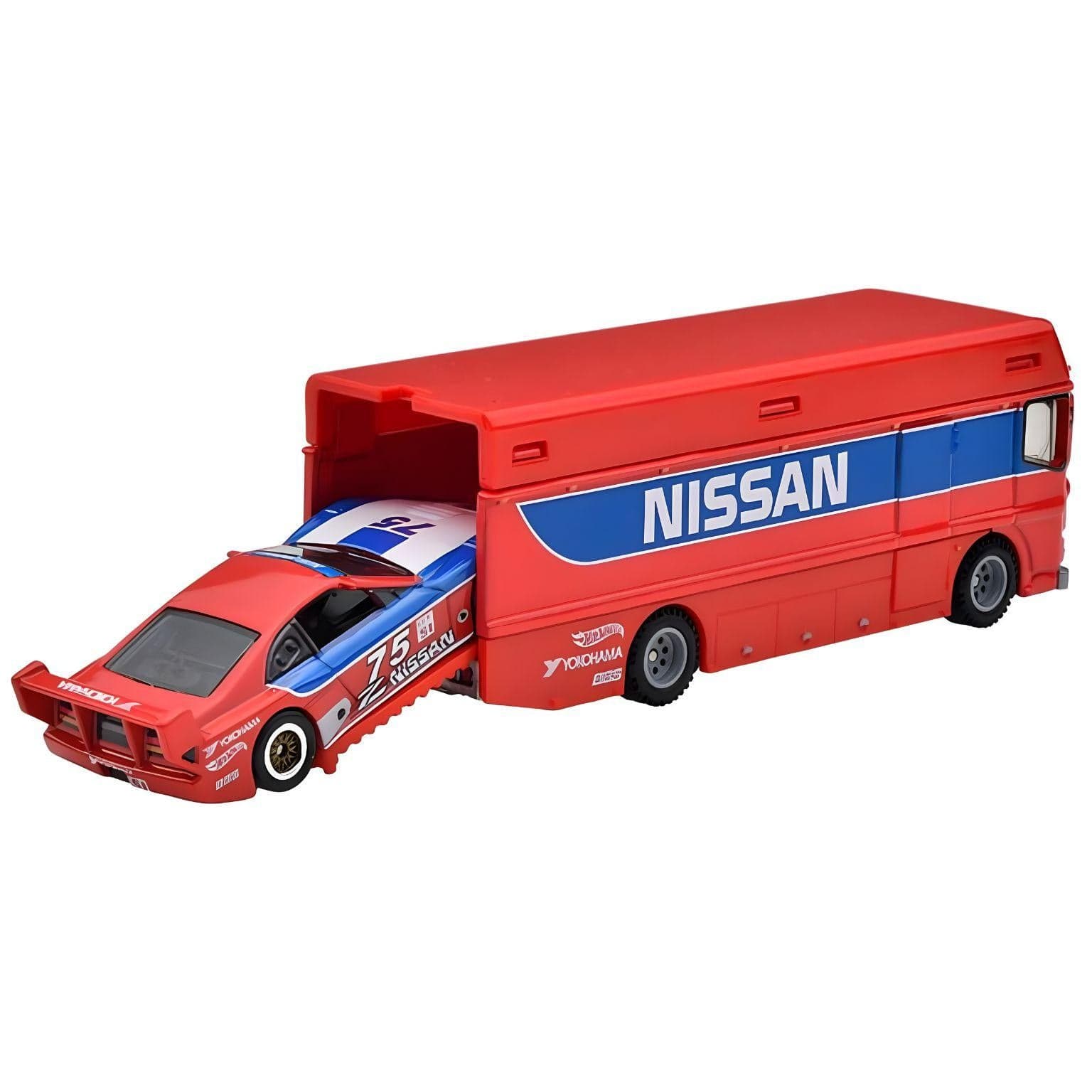 Apresentamos Hot Wheels Team Transport Nissan Euro Hauler + 94 300 ZX GTS com o SKU 771862225 recomendado para + 3 anos