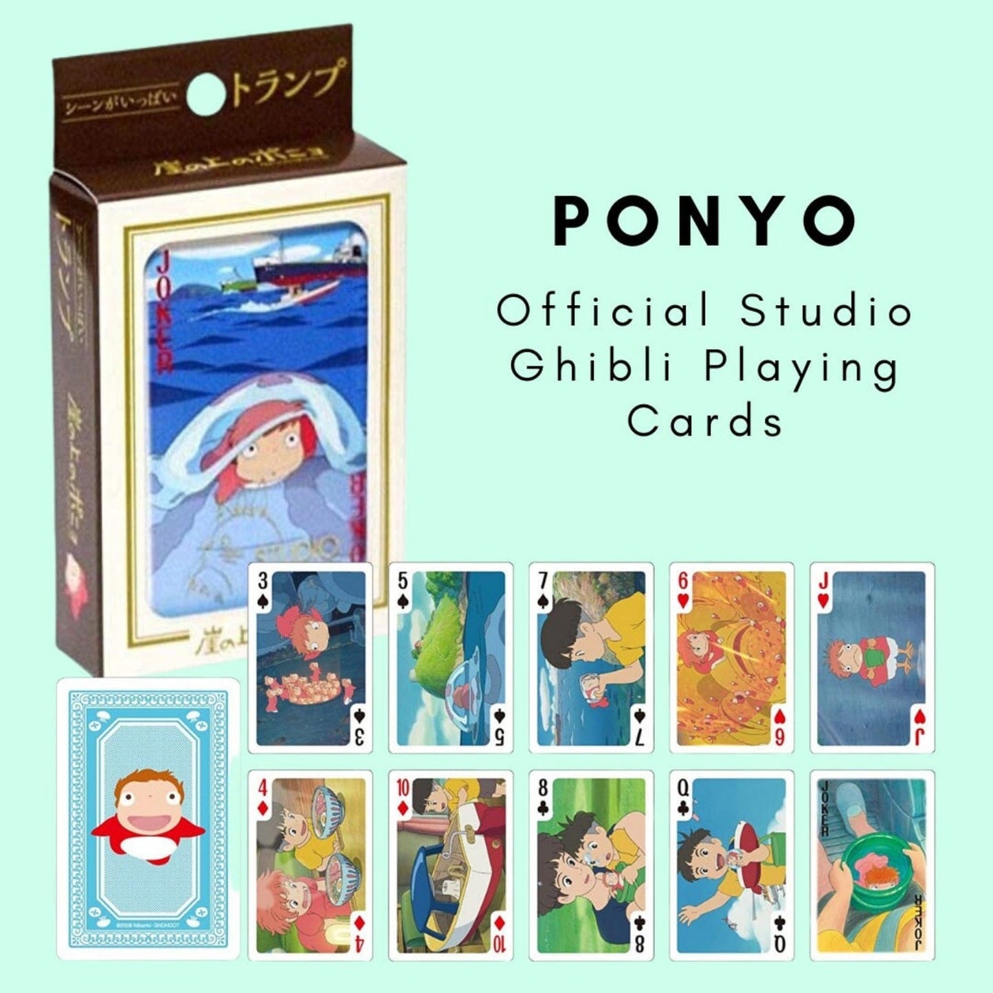 Apresentamos Jogo de cartas Ponyo Studio com o SKU 861819924 recomendado para + 6 anos