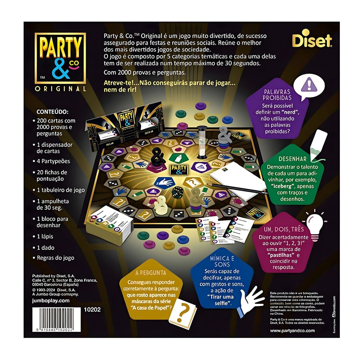 Apresentamos Jogo Party & Co Original (PT) com o SKU 81020225 recomendado para + 14 anos