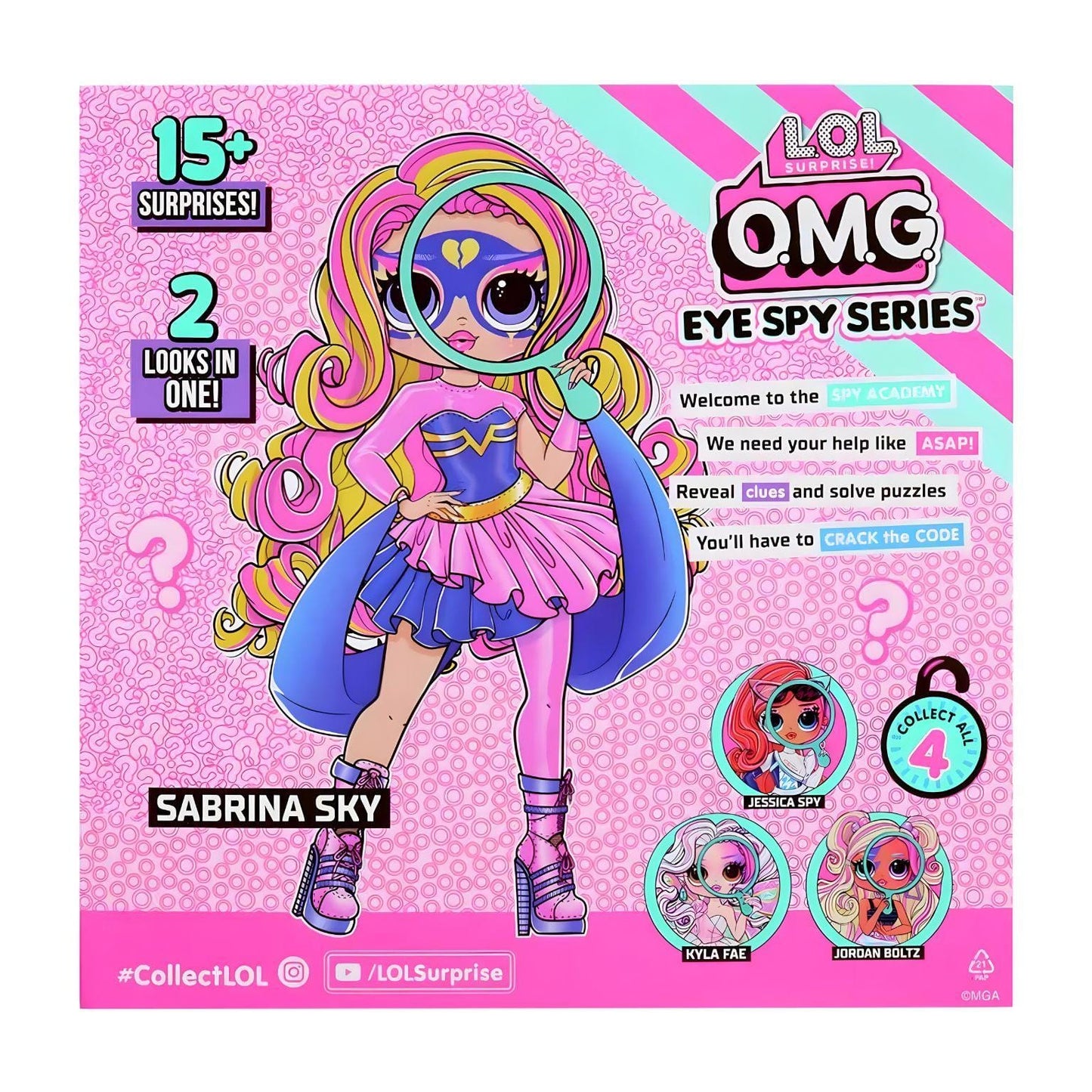 Apresentamos L.O.L. Surprise! Eye Spy Series - Sabrina Sky com o SKU 774266725 recomendado para + 3 anos
