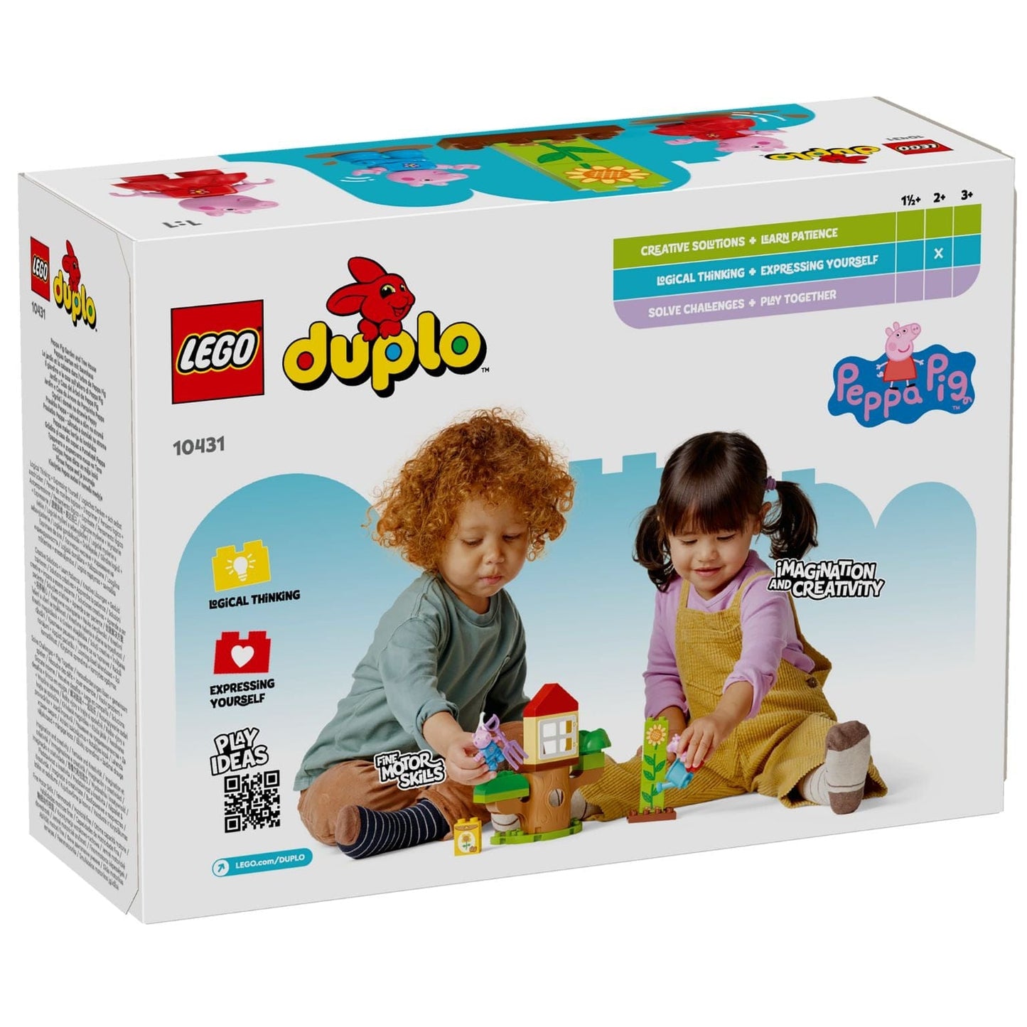 Apresentamos Lego Duplo - Jardim e Casa da Árvore da Porquinha Peppa com o SKU 661043124 recomendado para + 2 anos