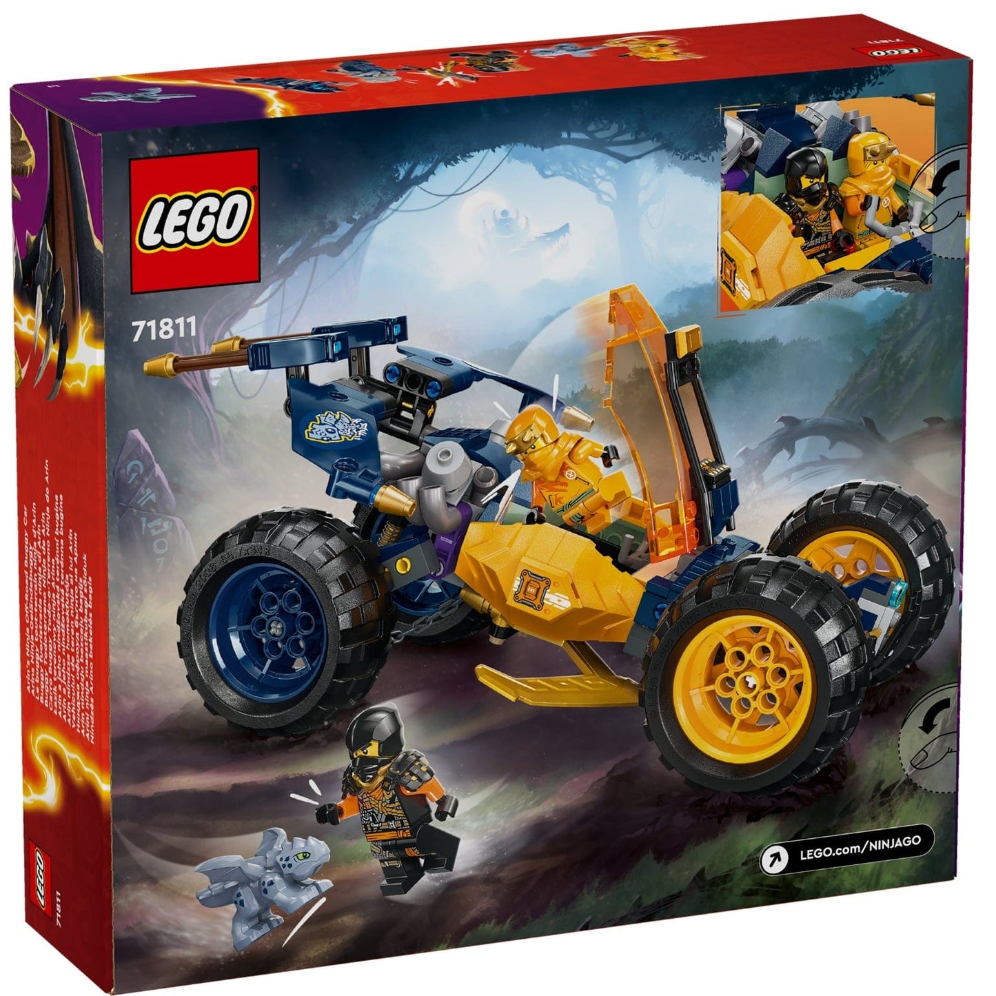 Apresentamos Lego Ninjago Carro Buggy Todo-o-Terreno Ninja do Arin com o SKU 667181124 recomendado para + 7 anos