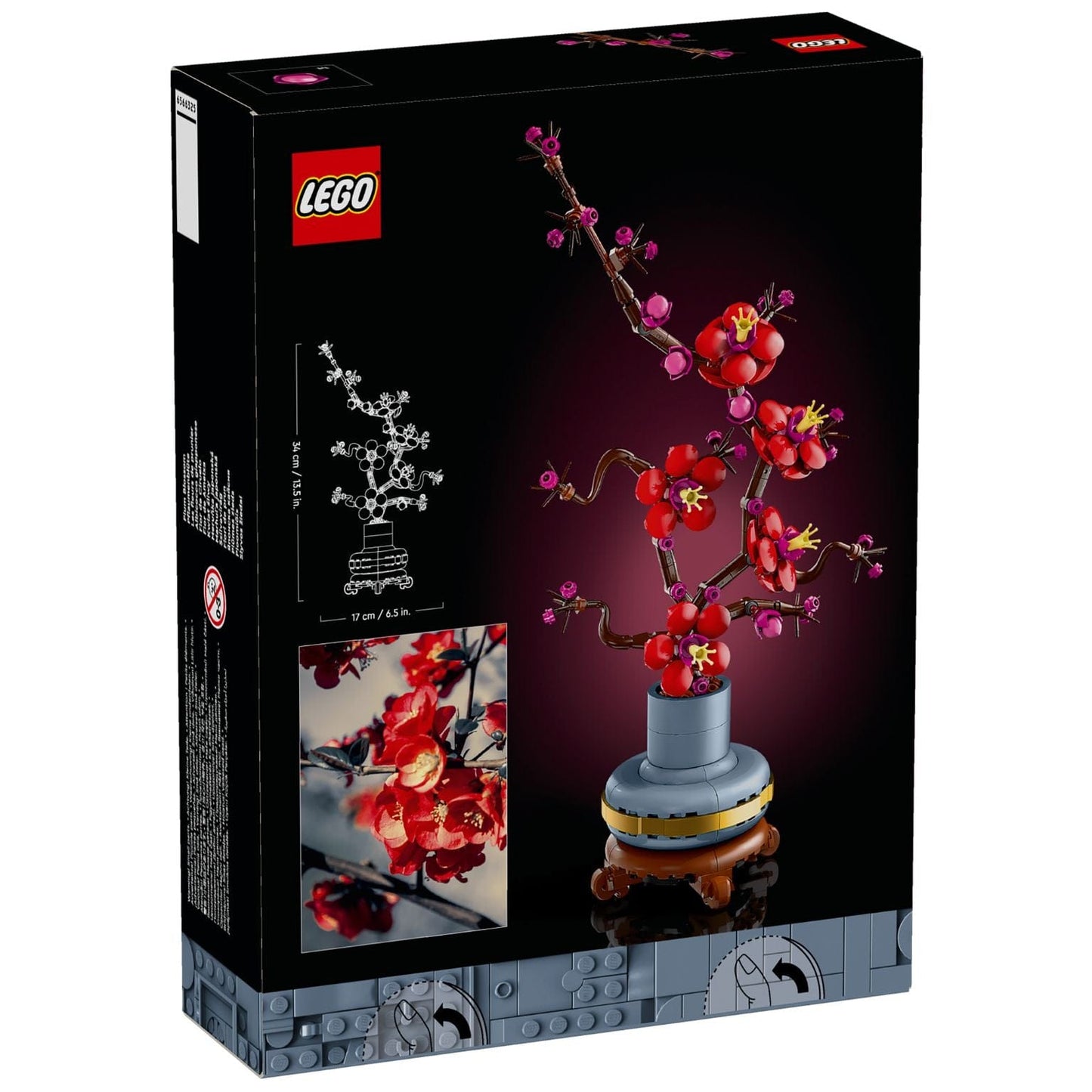 Apresentamos Lego Botanicals Flor de Ameixa com o SKU 661036925 recomendado para + 14 anos