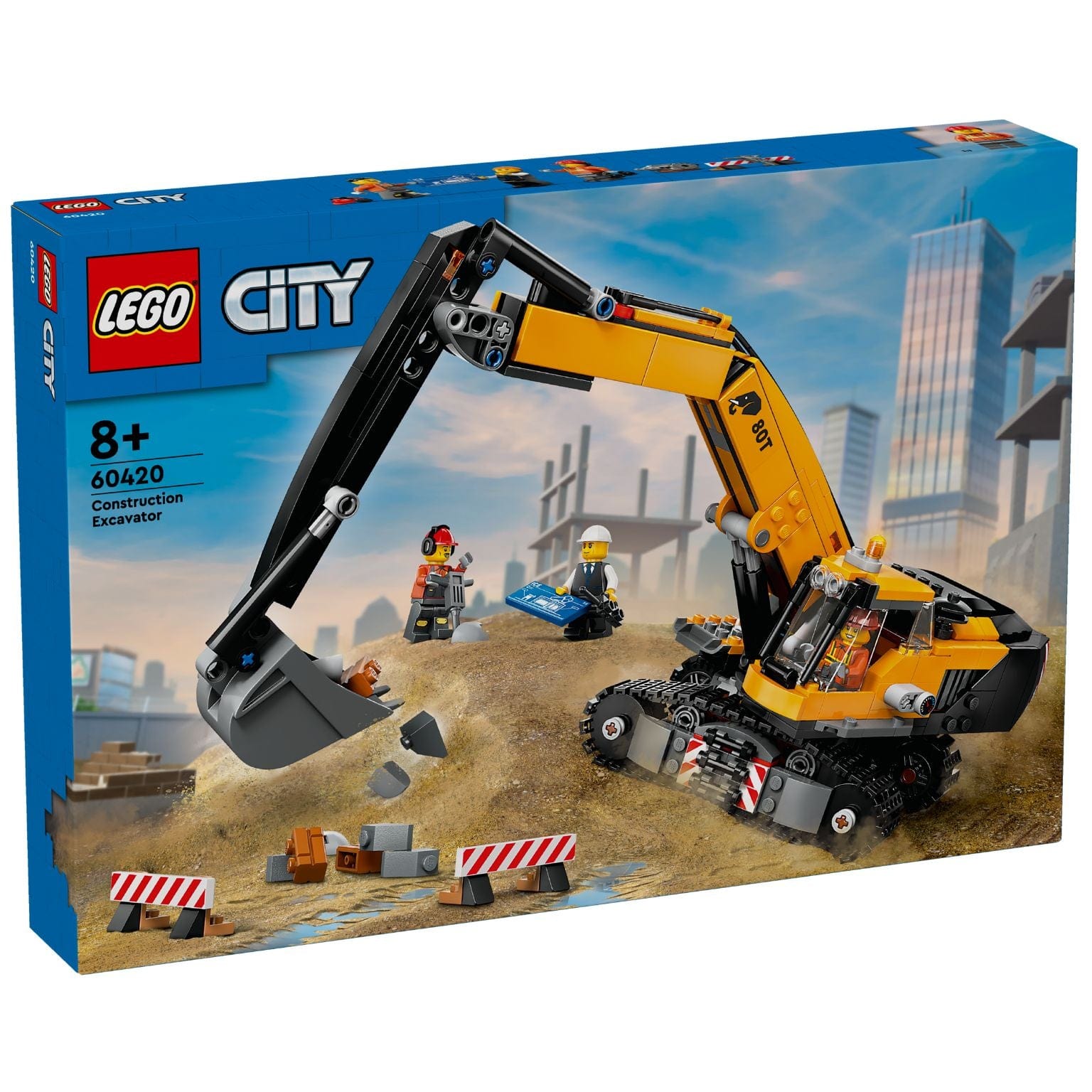 Apresentamos Lego City Escavadora de Construção Amarela com o SKU 666042024 recomendado para + 8 anos