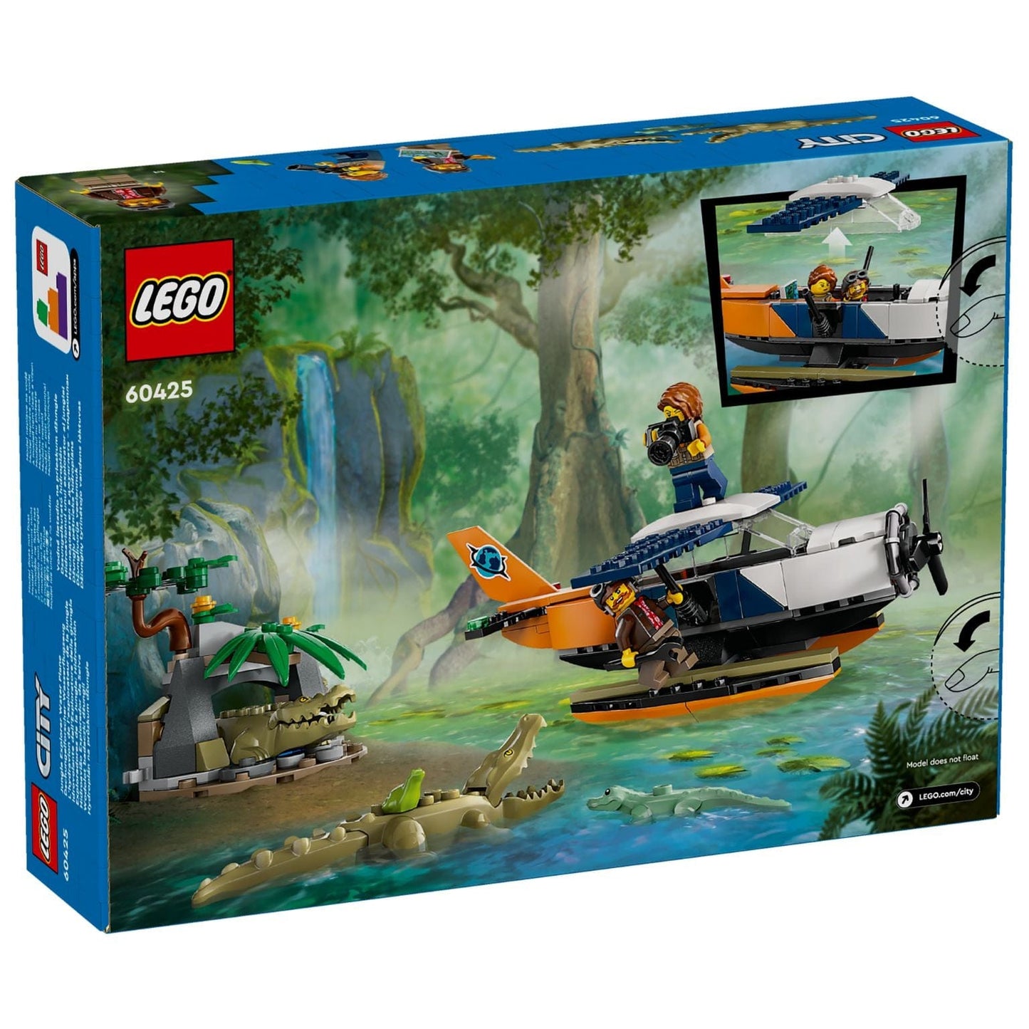 Apresentamos Lego City - Hidroavião Explorador da Selva com o SKU 666042524 recomendado para + 6 anos