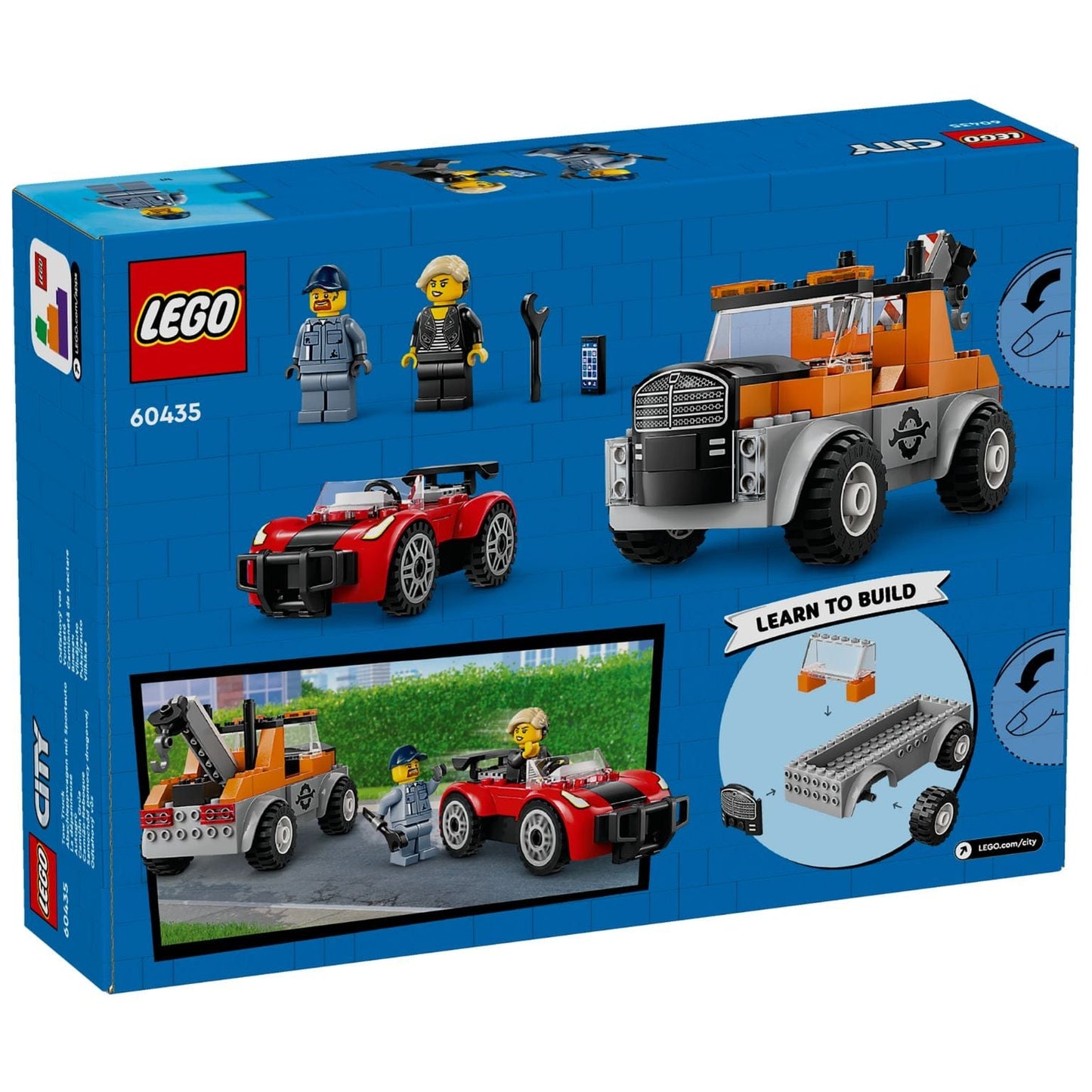 Apresentamos Lego City - Camião-Reboque e Reparação de Carro Desportivo com o SKU 666043524 recomendado para + 4 anos