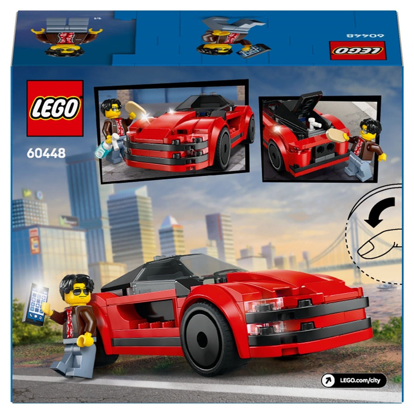 Apresentamos Lego City Carro Desportivo Vermelho com o SKU 666044825 recomendado para + 5 anos