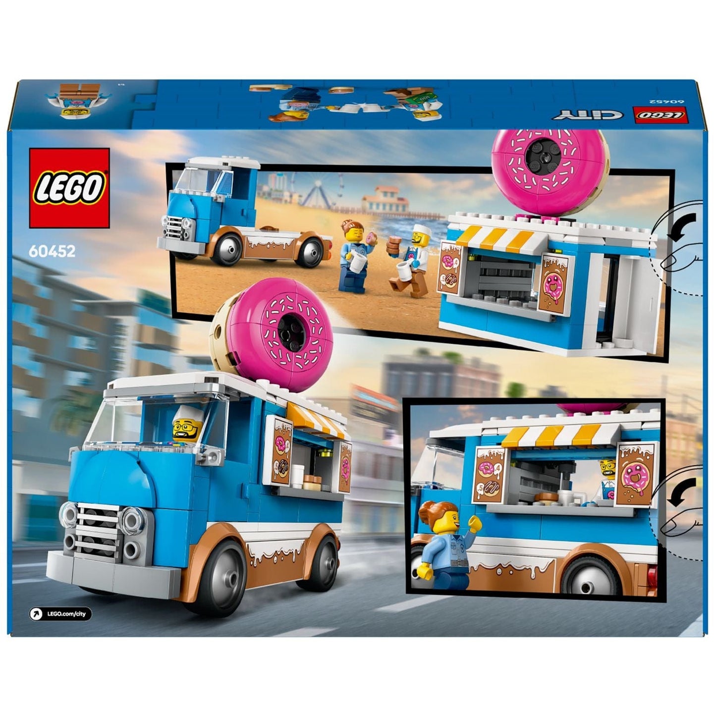 Apresentamos Lego City Carrinha de Donuts com o SKU 666045225 recomendado para + 5 anos
