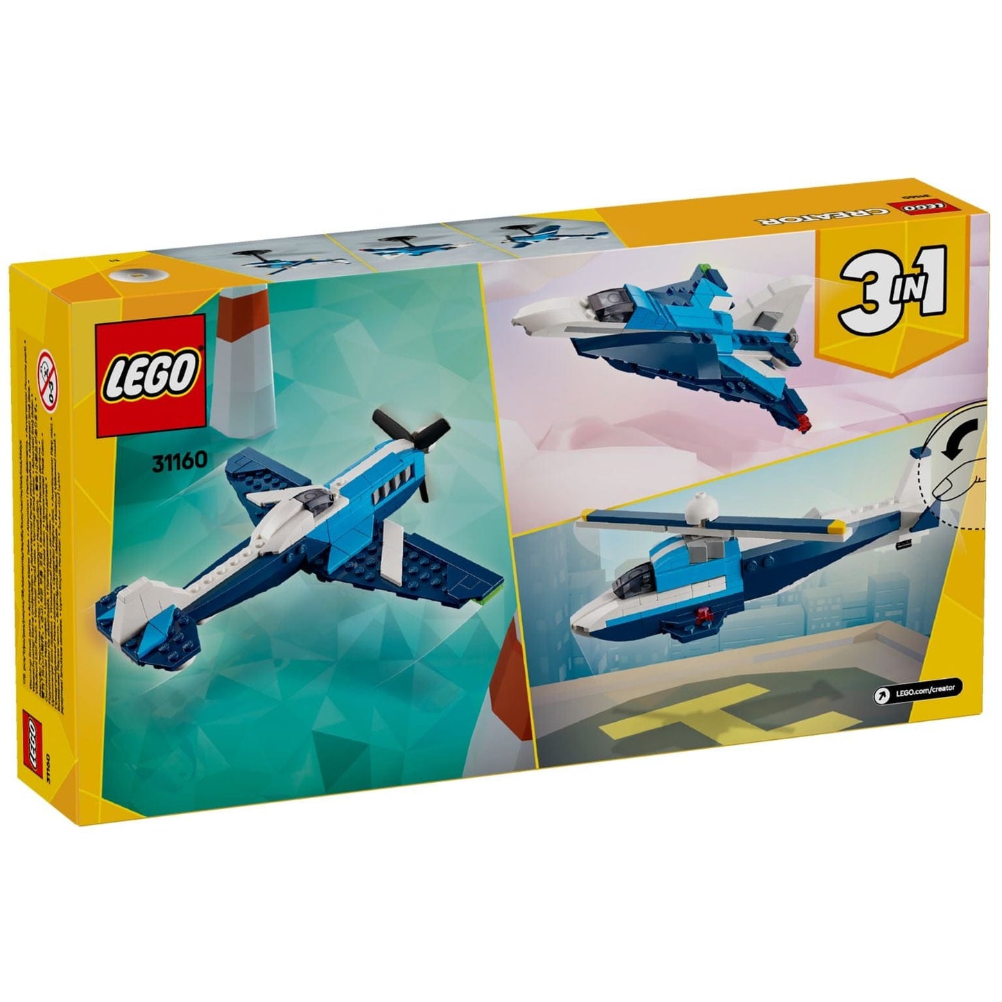 Apresentamos Lego Creator Aeronave: Avião de Corrida com o SKU 663116025 recomendado para + 7 anos