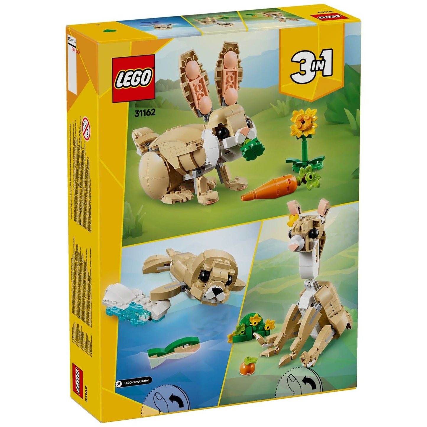 Apresentamos Lego Creator - Coelhinho Adorável com o SKU 663116225 recomendado para + 8 anos