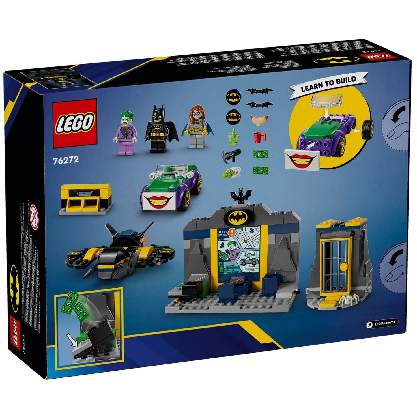 Apresentamos Lego DC Comics - A Batcaverna com Batman, Batgirl e The Joker com o SKU 667627224 recomendado para + 4 anos