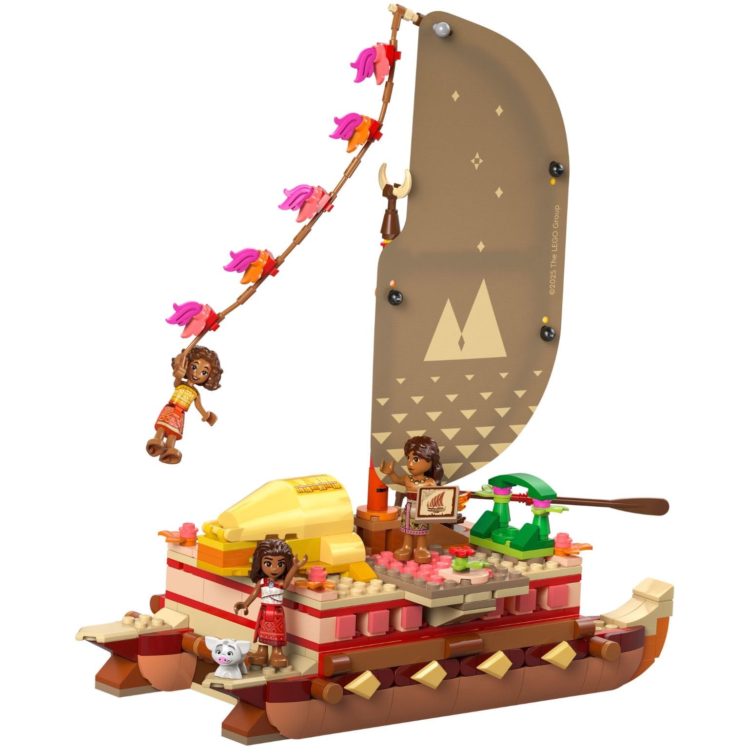 Apresentamos Lego Disney Canoa de Aventuras da Vaiana com o SKU 664327025 recomendado para + 6 anos
