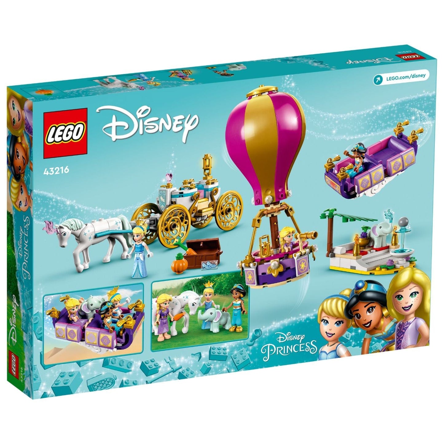 Apresentamos Lego Disney Princess Viagem Encantada das Princesas com o SKU 664321624 recomendado para + 6 anos