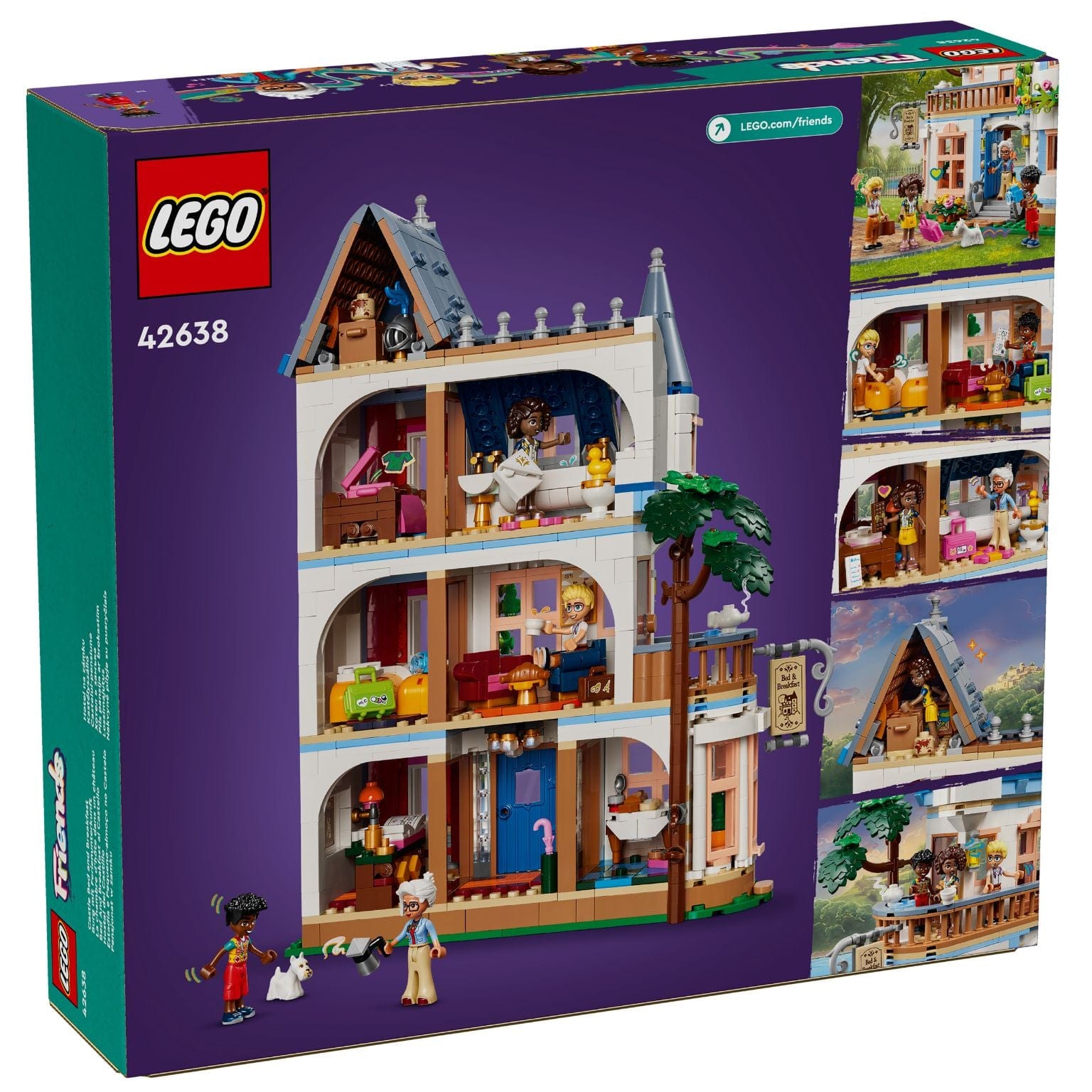 Apresentamos Lego Friends - Estadia e Pequeno-almoço no Castelo com o SKU 664263824 recomendado para + 12 anos