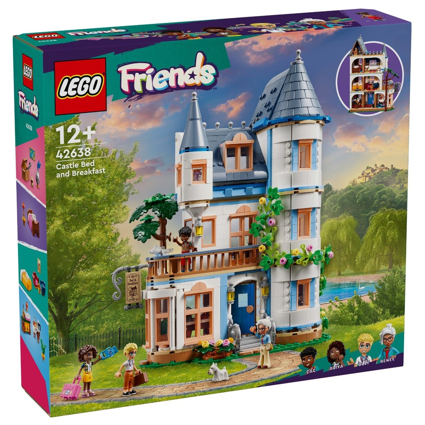 Apresentamos Lego Friends - Estadia e Pequeno-almoço no Castelo com o SKU 664263824 recomendado para + 12 anos