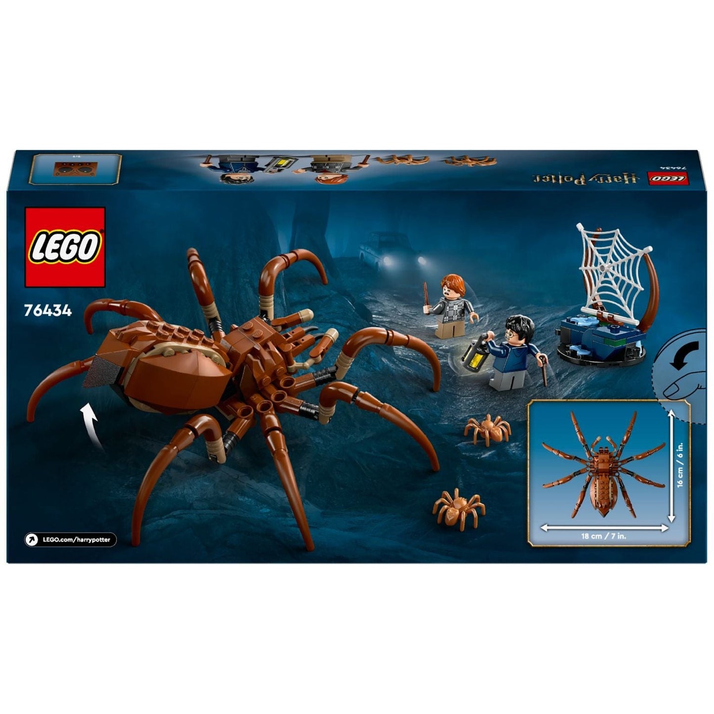 Apresentamos Lego Harry Potter Aragog na Floresta Proibida com o SKU 667643424 recomendado para + 7 anos