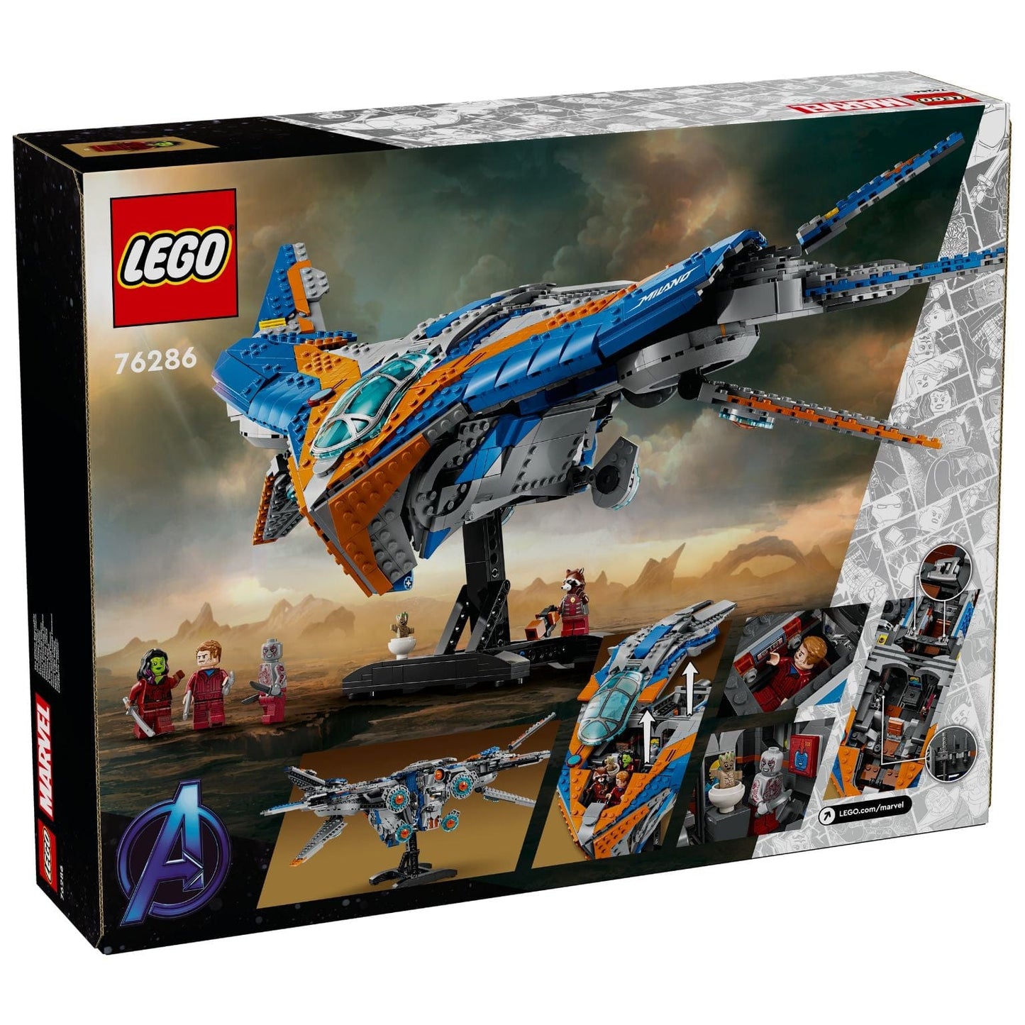 Apresentamos Lego Marvel - Guardiões da Galáxia: A Milano com o SKU 667628624 recomendado para + 12 anos