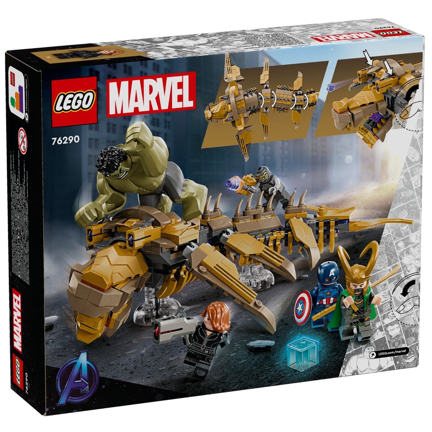 Apresentamos Lego Marvel - Os Vingadores vs. Leviathan com o SKU 667629025 recomendado para + 7 anos