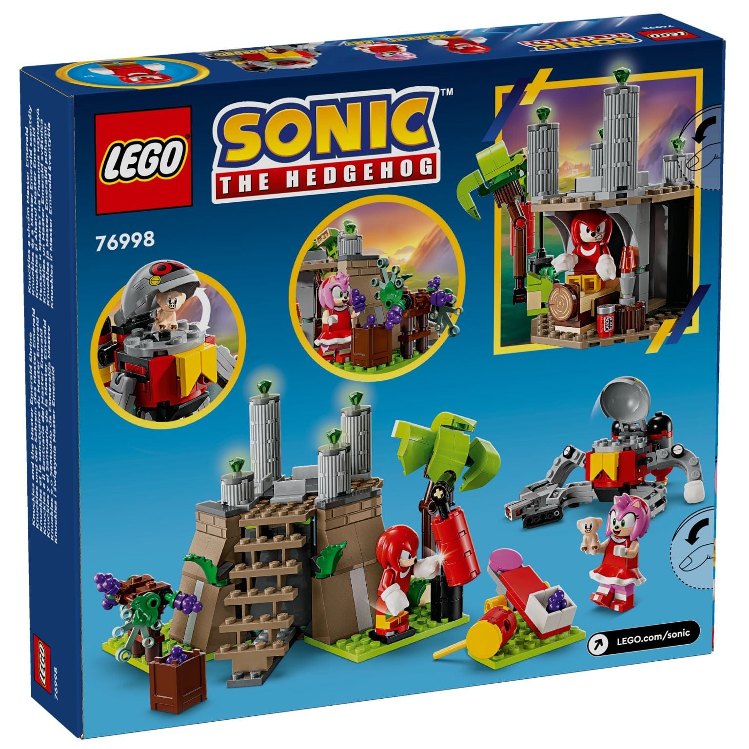 Apresentamos Lego Sonic - Knuckles e o Santuário da Esmeralda Mestre com o SKU 667699824 recomendado para + 8 anos