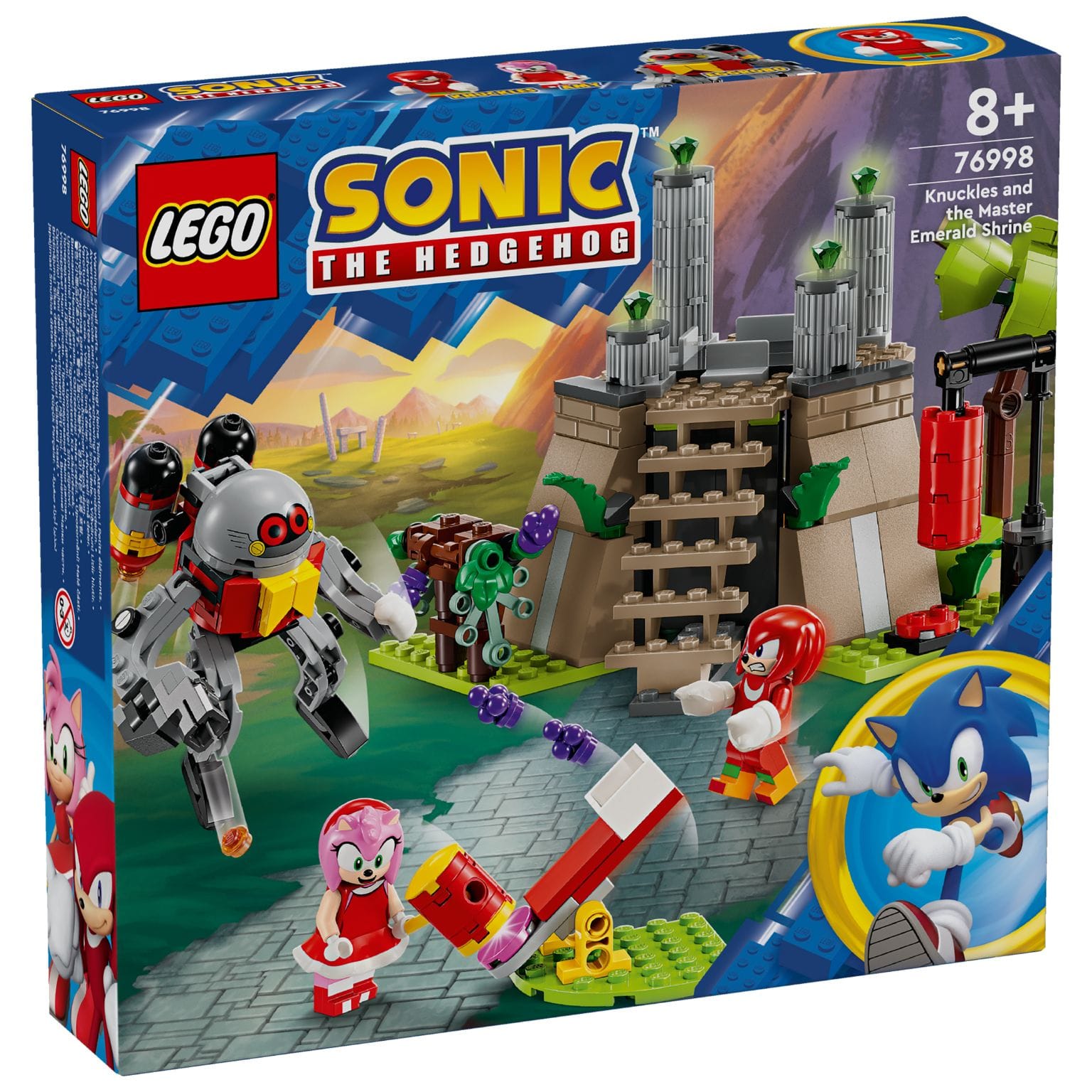 Apresentamos Lego Sonic - Knuckles e o Santuário da Esmeralda Mestre com o SKU 667699824 recomendado para + 8 anos