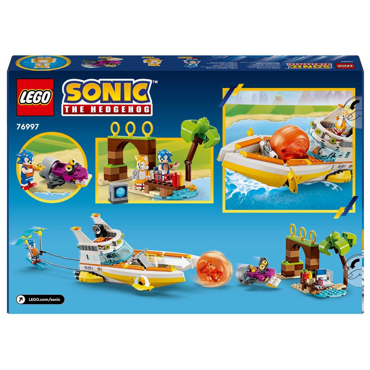 Apresentamos Lego Sonic the Hedgehog - Barco de Aventura do Tails com o SKU 667699725 recomendado para + 8 anos