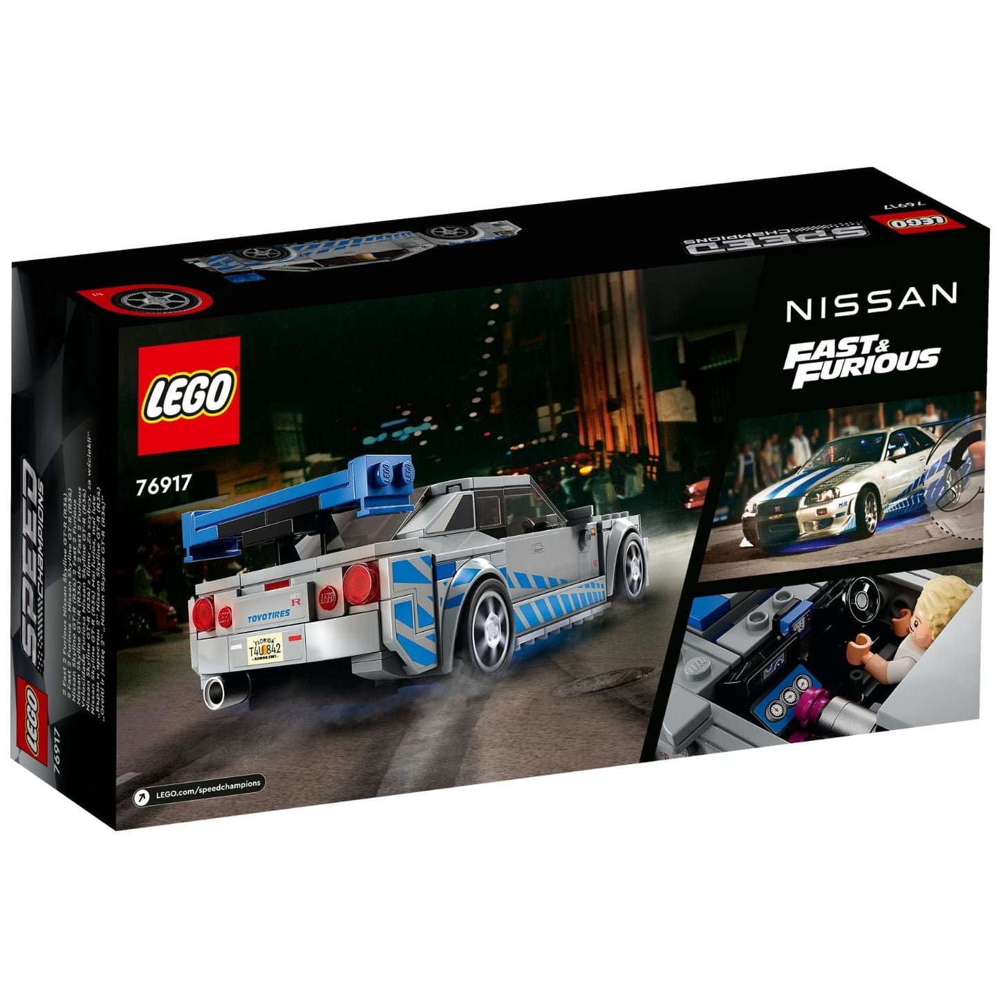 Apresentamos Lego Speed Champions Velocidade Furiosa Nissan Skyline GT-R (R34) com o SKU 667691724 recomendado para + 9 anos